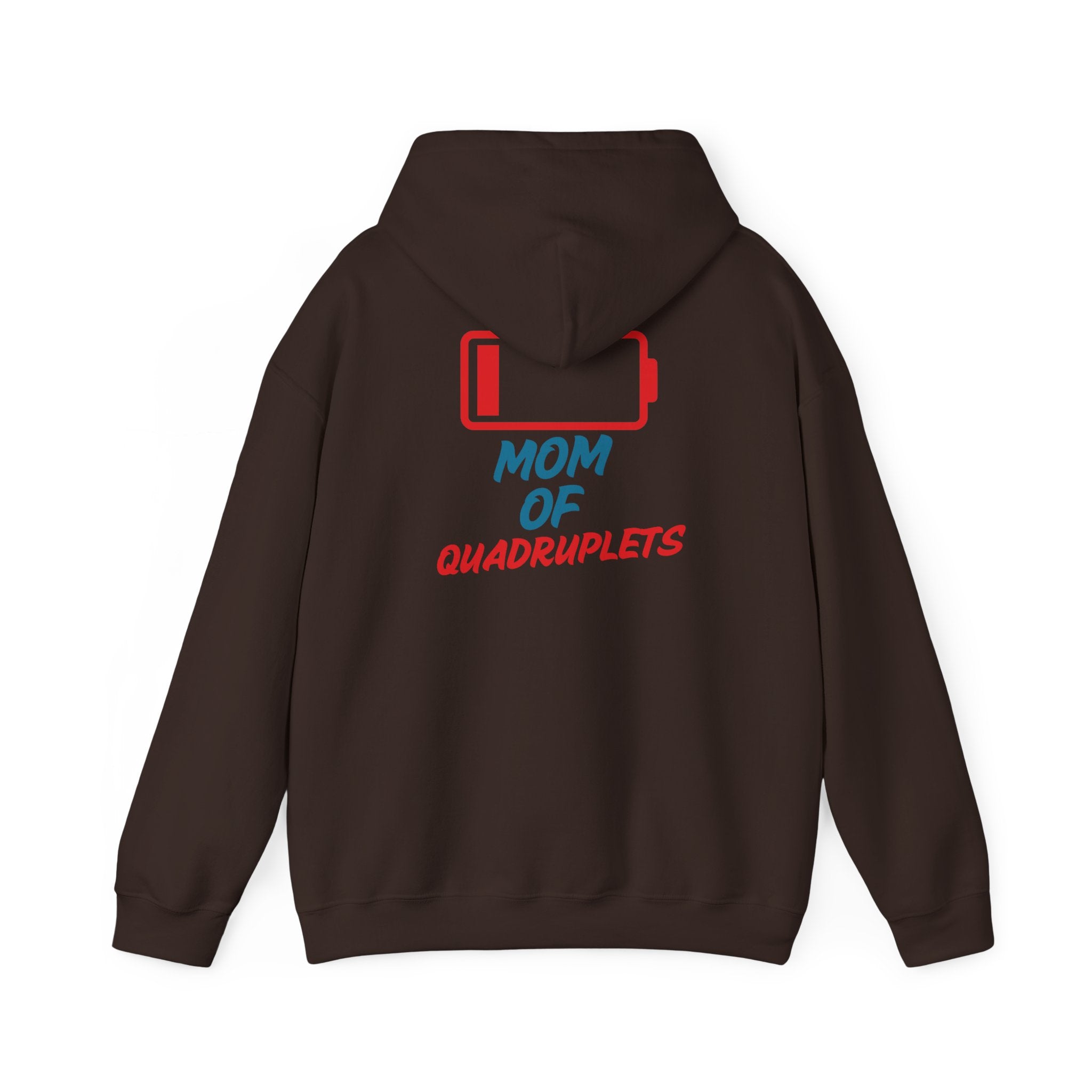 "Low Battery" Mom Hoodie | Mom of Quads