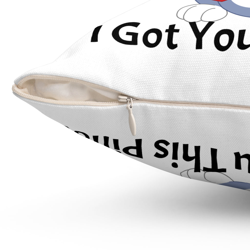 Cat Lover Throw Pillow - "I Know Your Cat Has Your Heart"