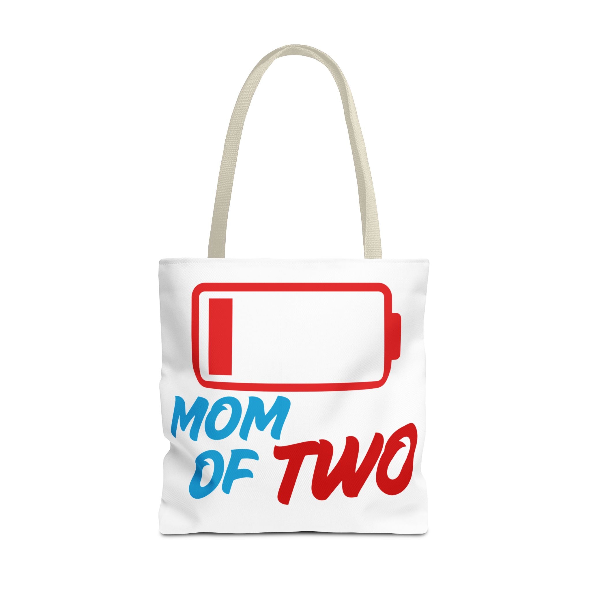 "Mom of Two" Low Battery Tote