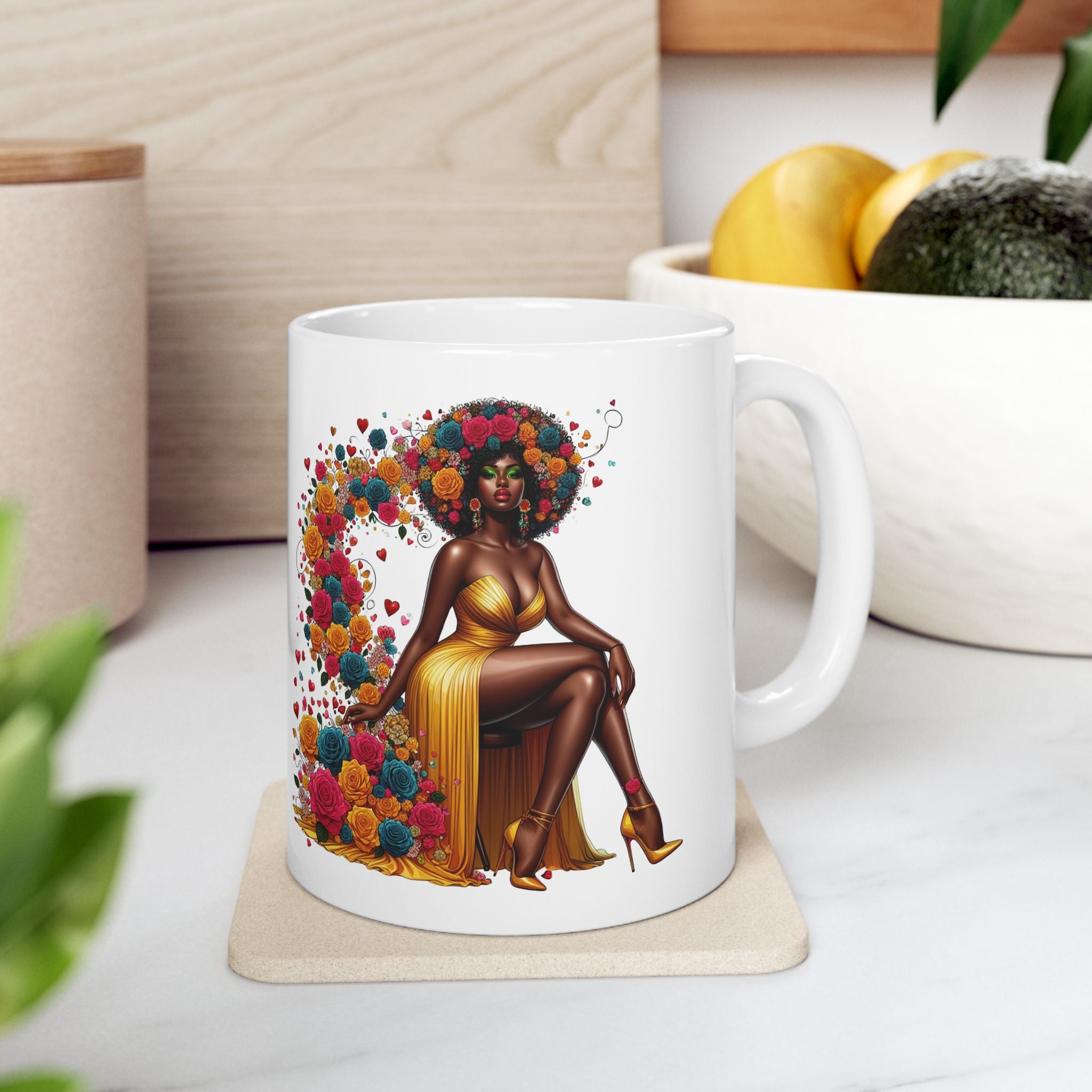 Floral Goddess Collection: The "Nicole" Mug