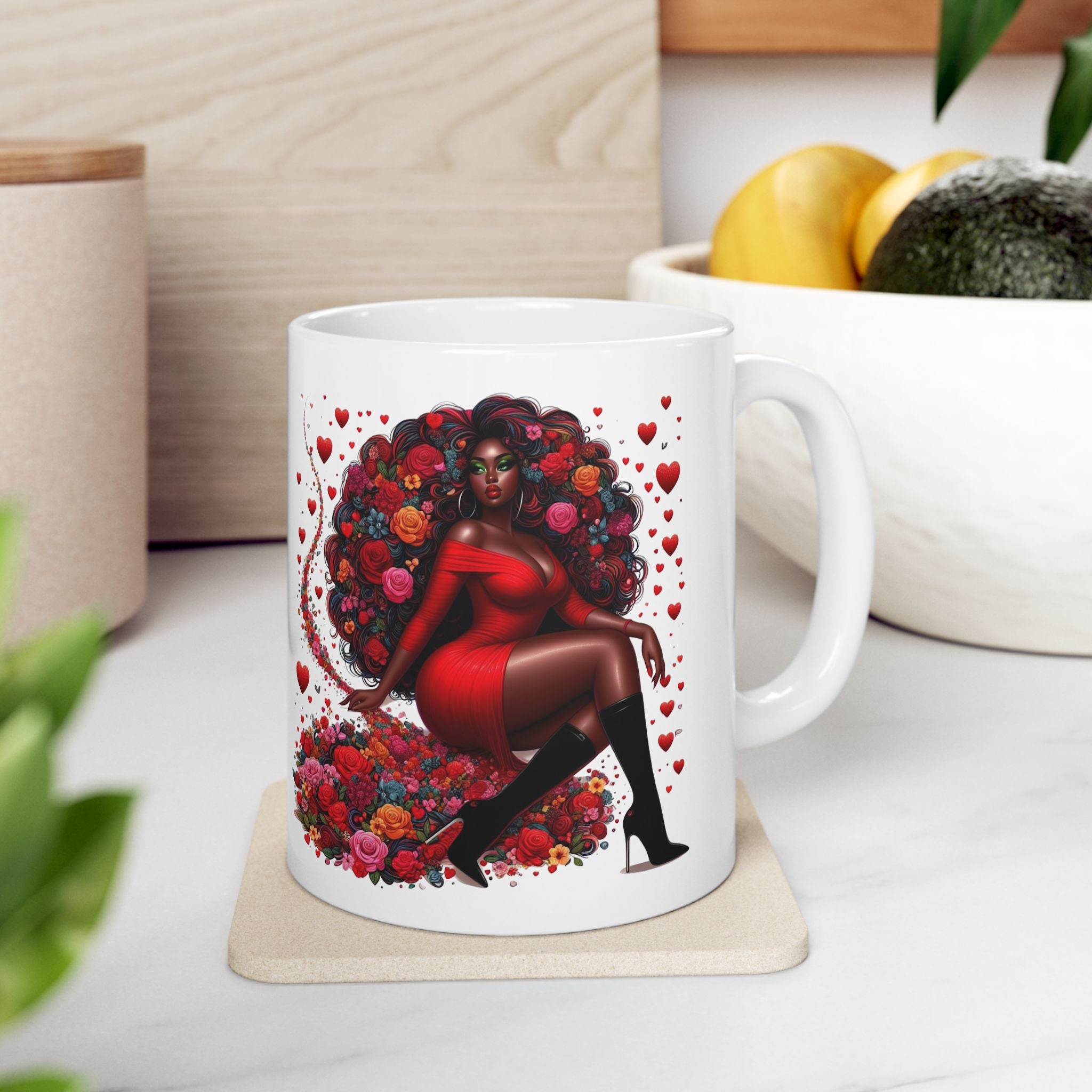 Floral Goddess Collection: The "Tiffany" Mug
