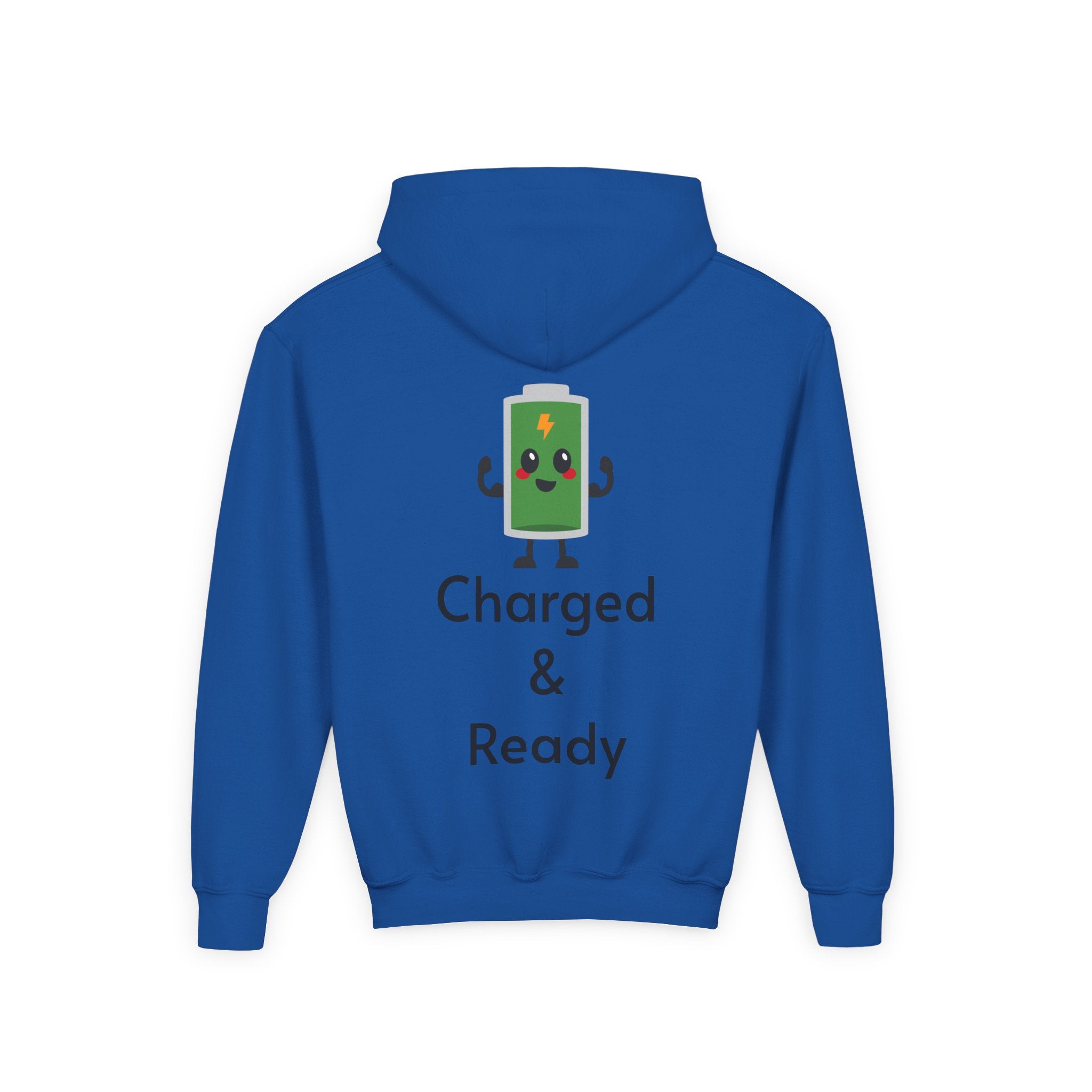 "Charged & Ready" Kids Hoodie