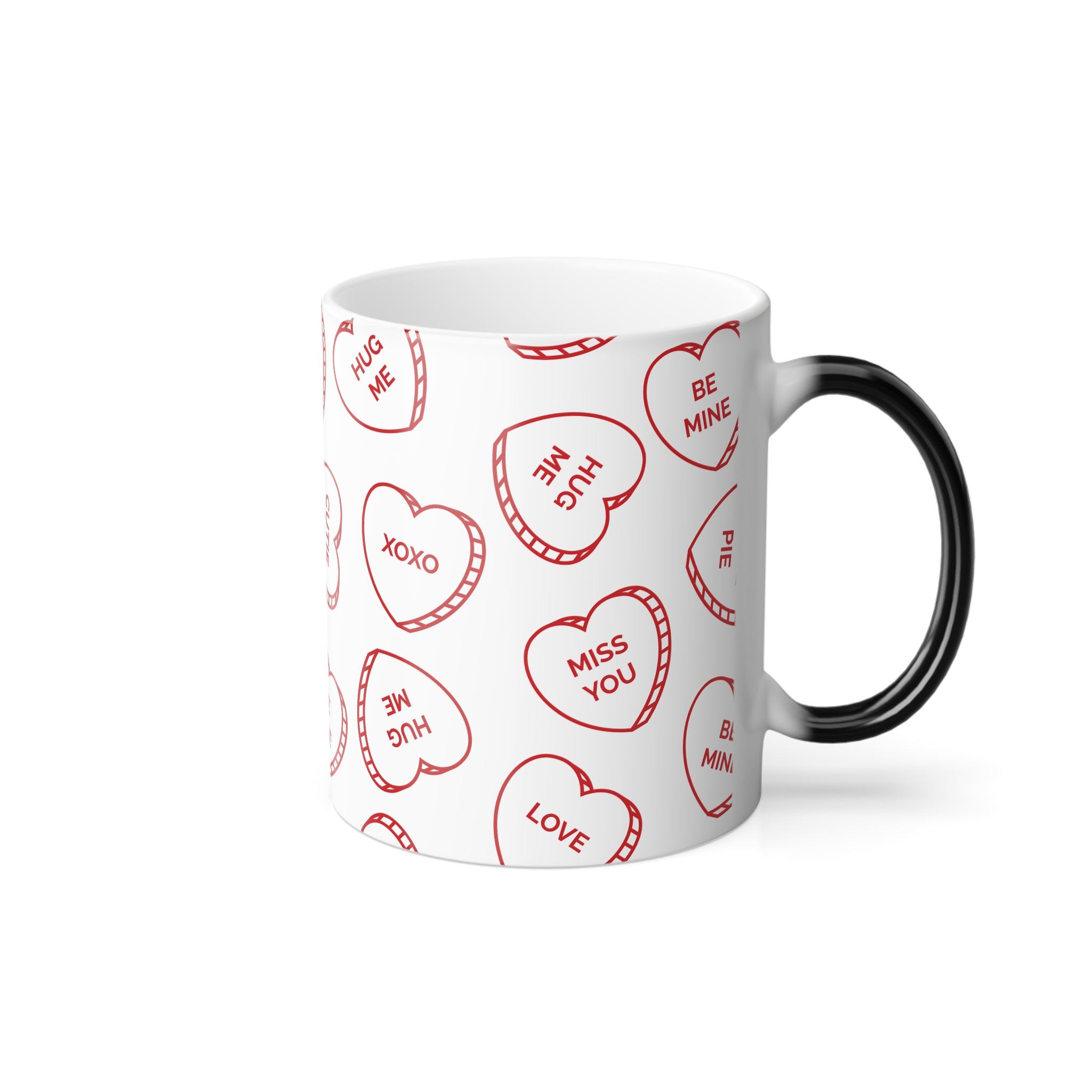 "Hidden Love" Color Changing Mug - Conversation Hearts