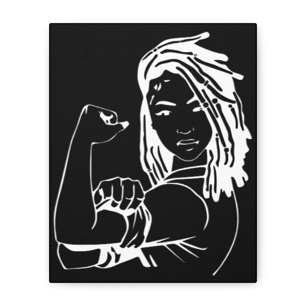 "We Can Do It" Reimagined Canvas | Black Woman Empowerment Wall Art