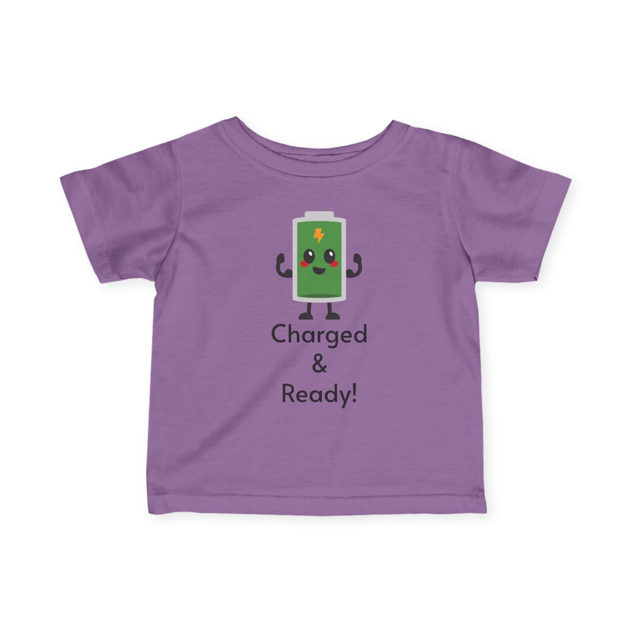 Cute Battery Power Baby Shirt | New Dad & Mom Gift Idea
