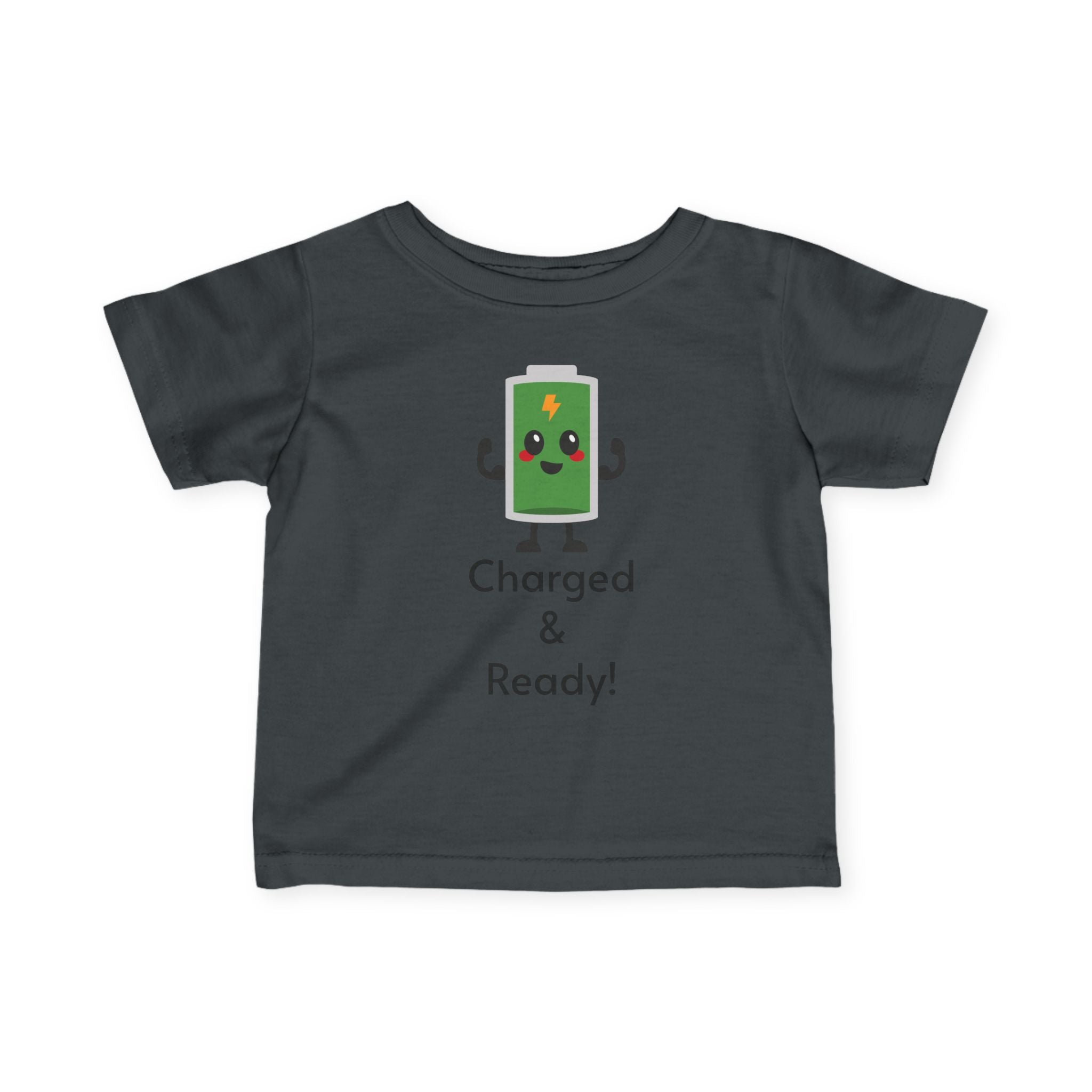 Cute Battery Power Baby Shirt | New Dad & Mom Gift Idea