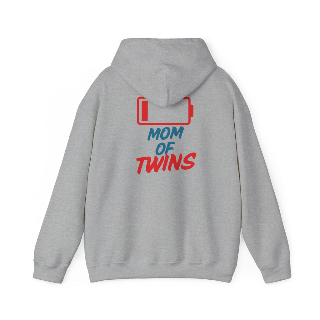 "Low Battery" Mom Hoodie | Mom of Twins