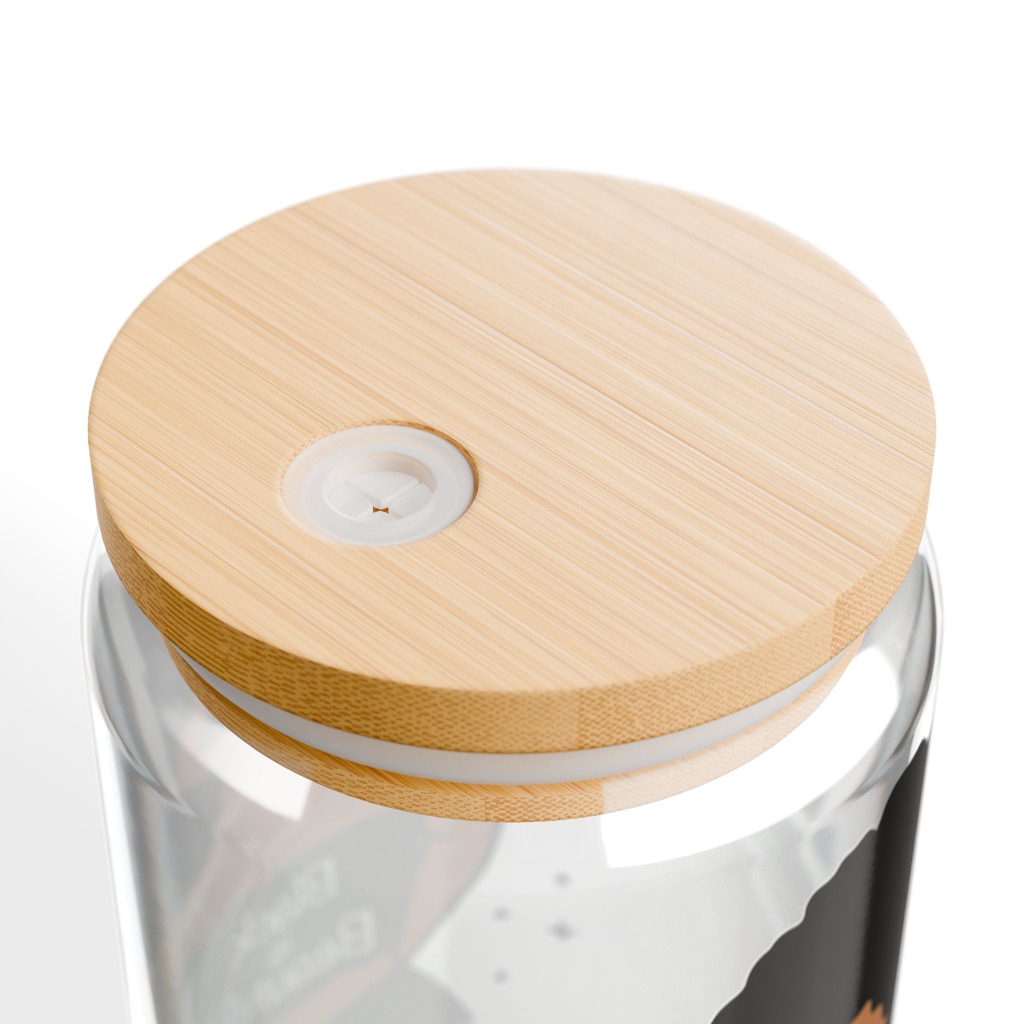 "Black is Beautiful" Afro Art Glass Can Tumbler | Natural Hair Empowerment Gift