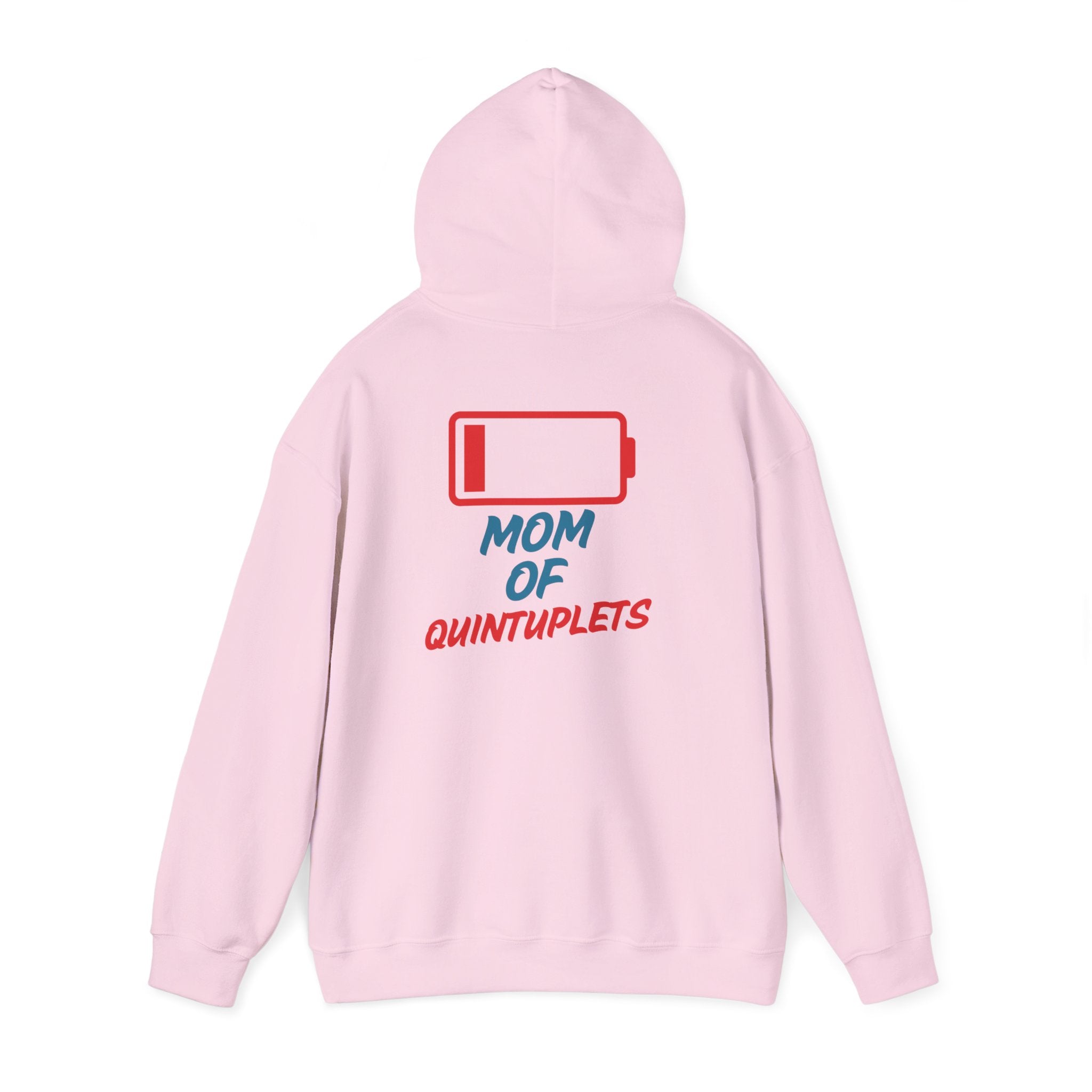 "Low Battery" Mom Hoodie | Mom of Quintuplets