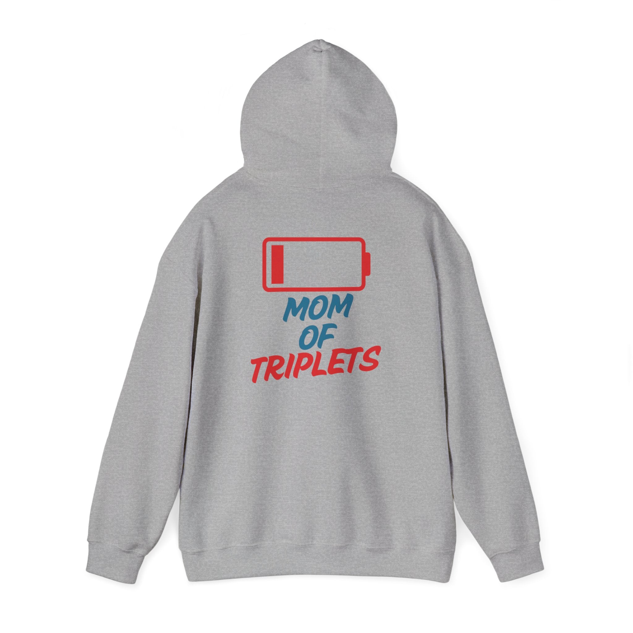 "Low Battery" Mom Hoodie | Mom of Triples