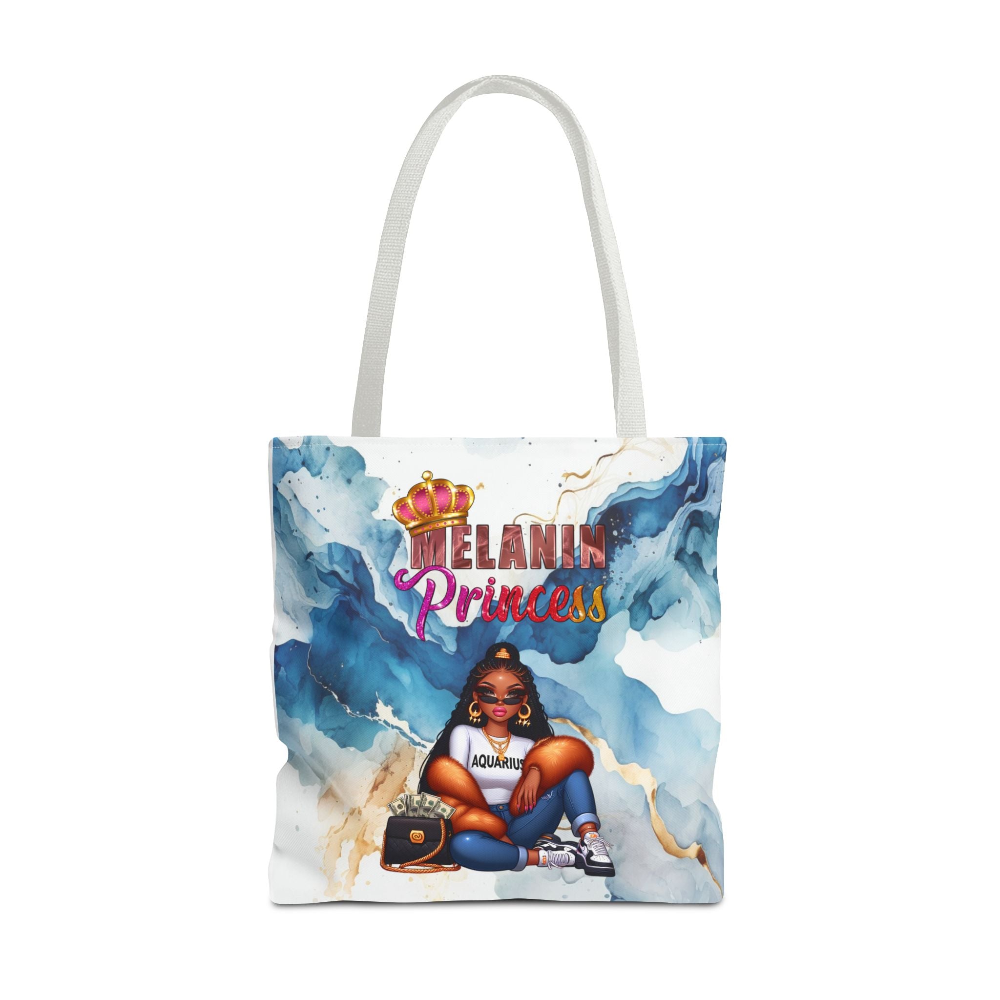 Melanin Princess Tote — Aquarius Edition