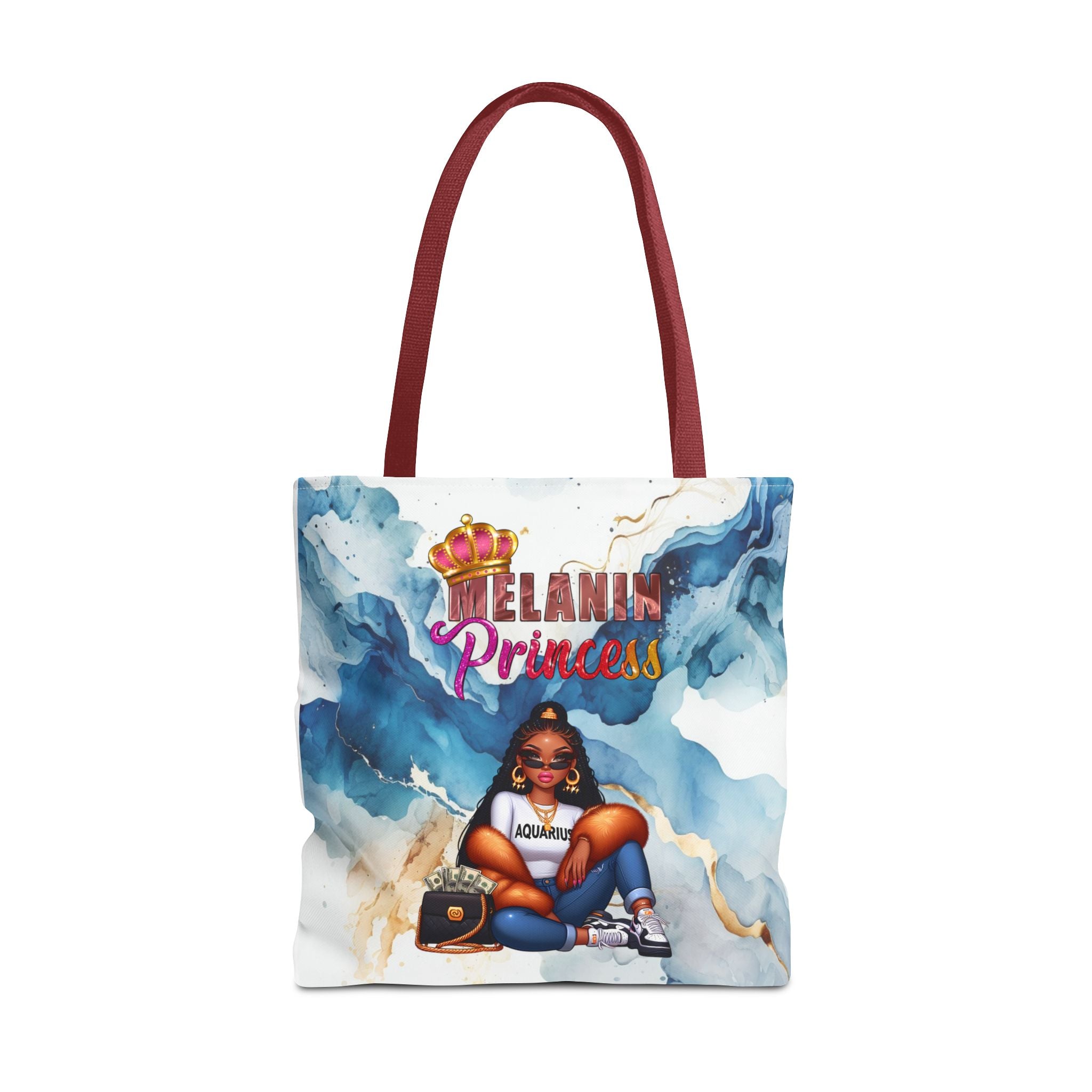 Melanin Princess Tote — Aquarius Edition