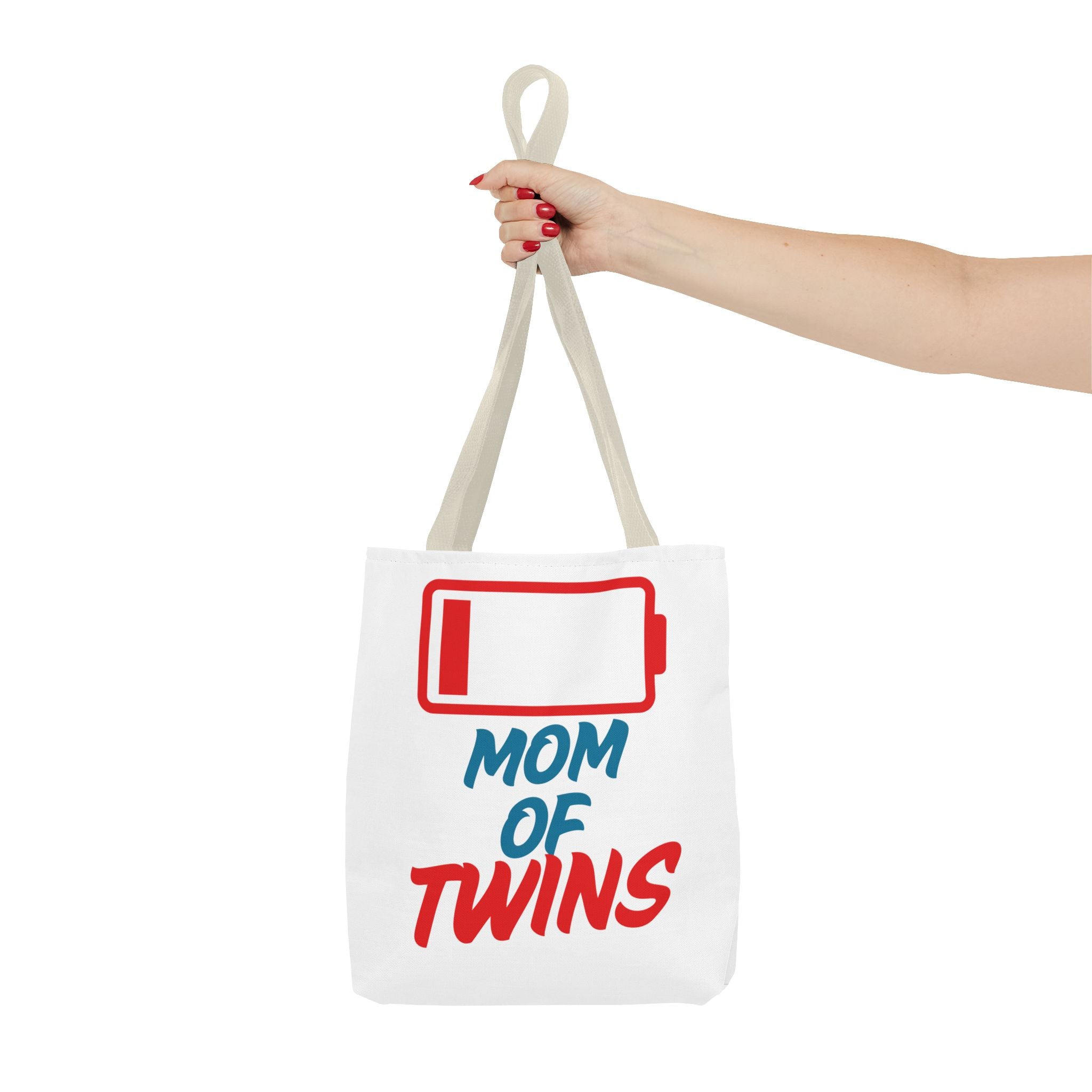 "Mom of Twins" Low Battery Tote