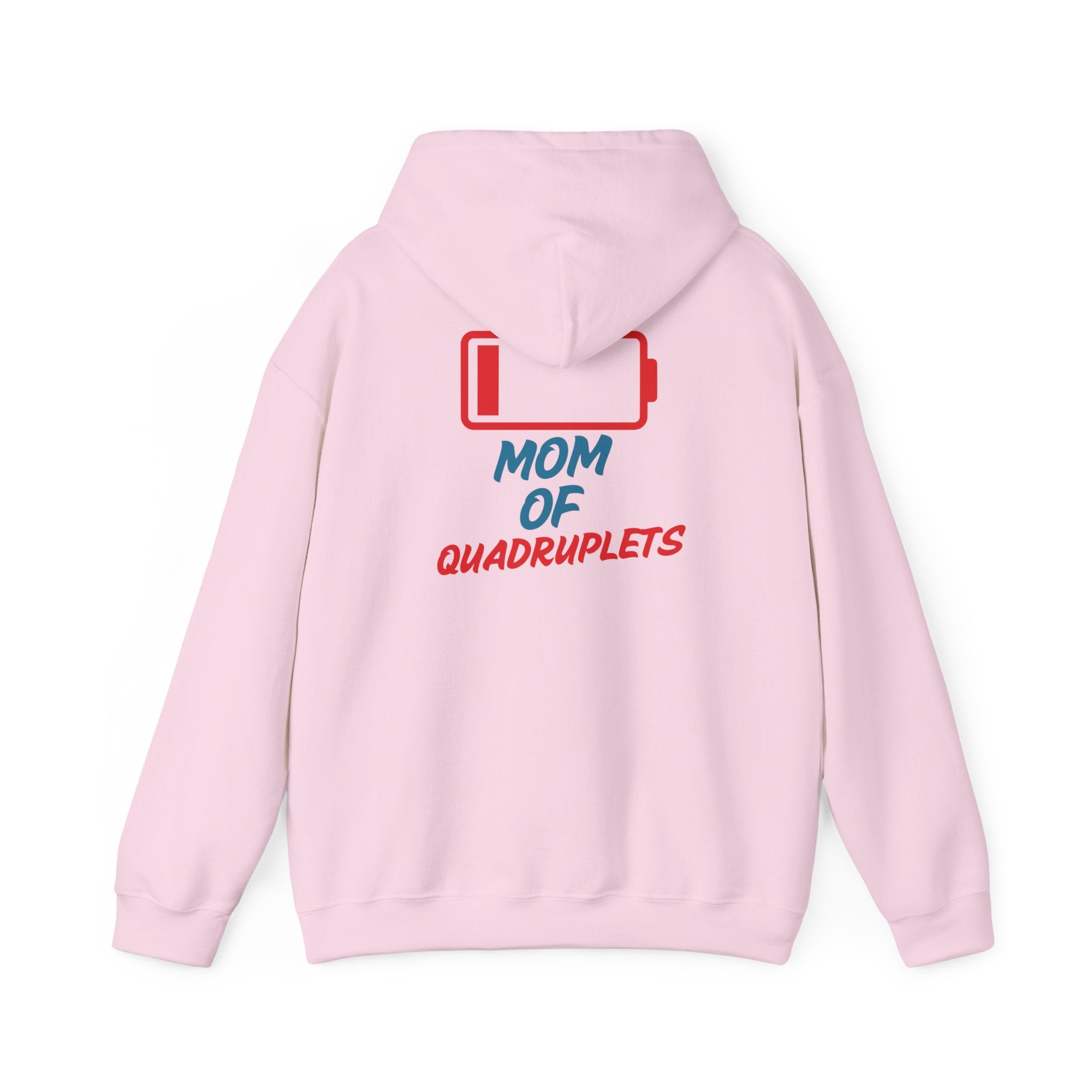 "Low Battery" Mom Hoodie | Mom of Quads