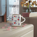 "Purr-fect Love" Heart Handle Mug | Cute Kitten Coffee Cup for Cat Moms