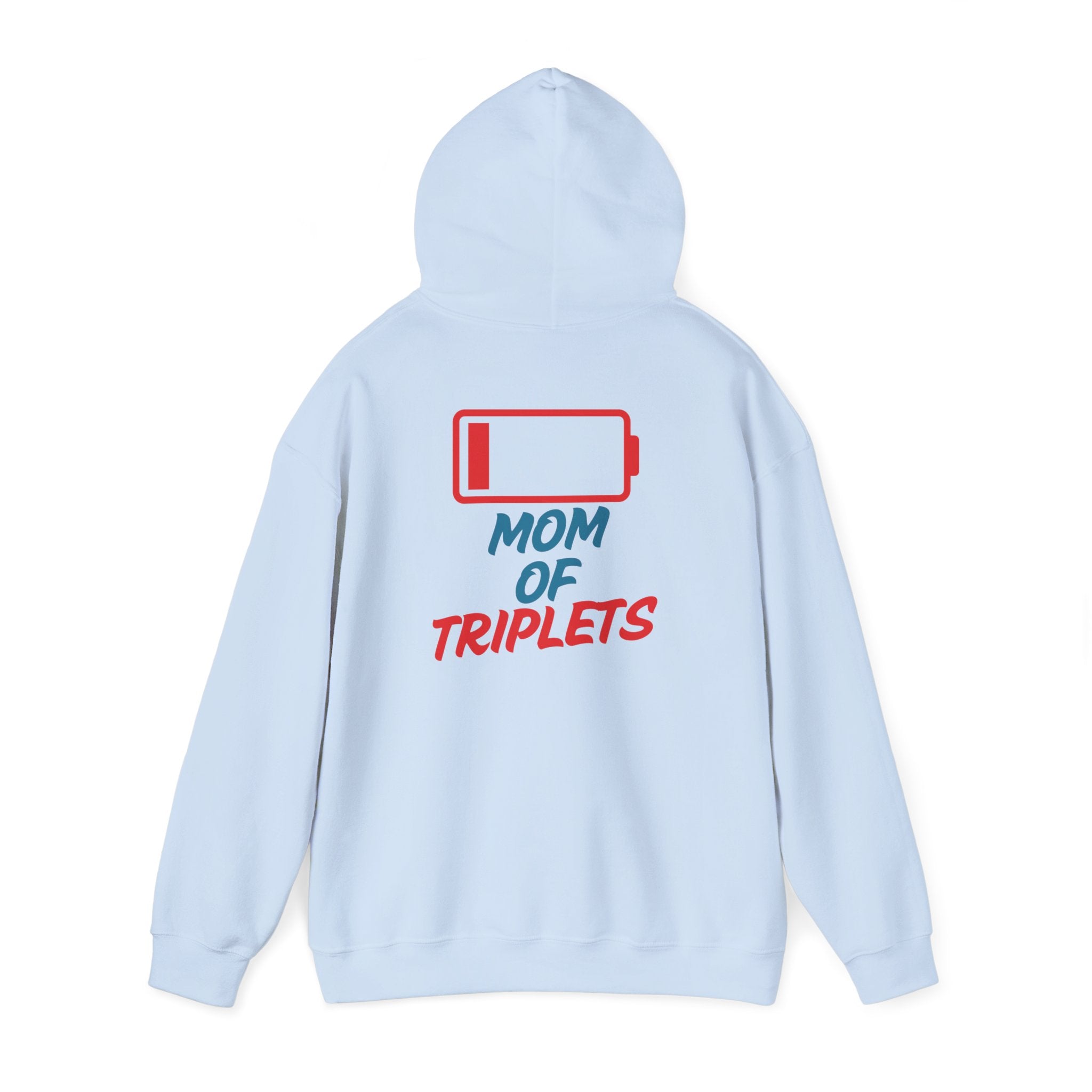 "Low Battery" Mom Hoodie | Mom of Triples
