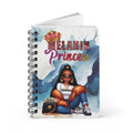 Aquarius Zodiac Journal | Melanin Princess Edition | Spiral Notebook
