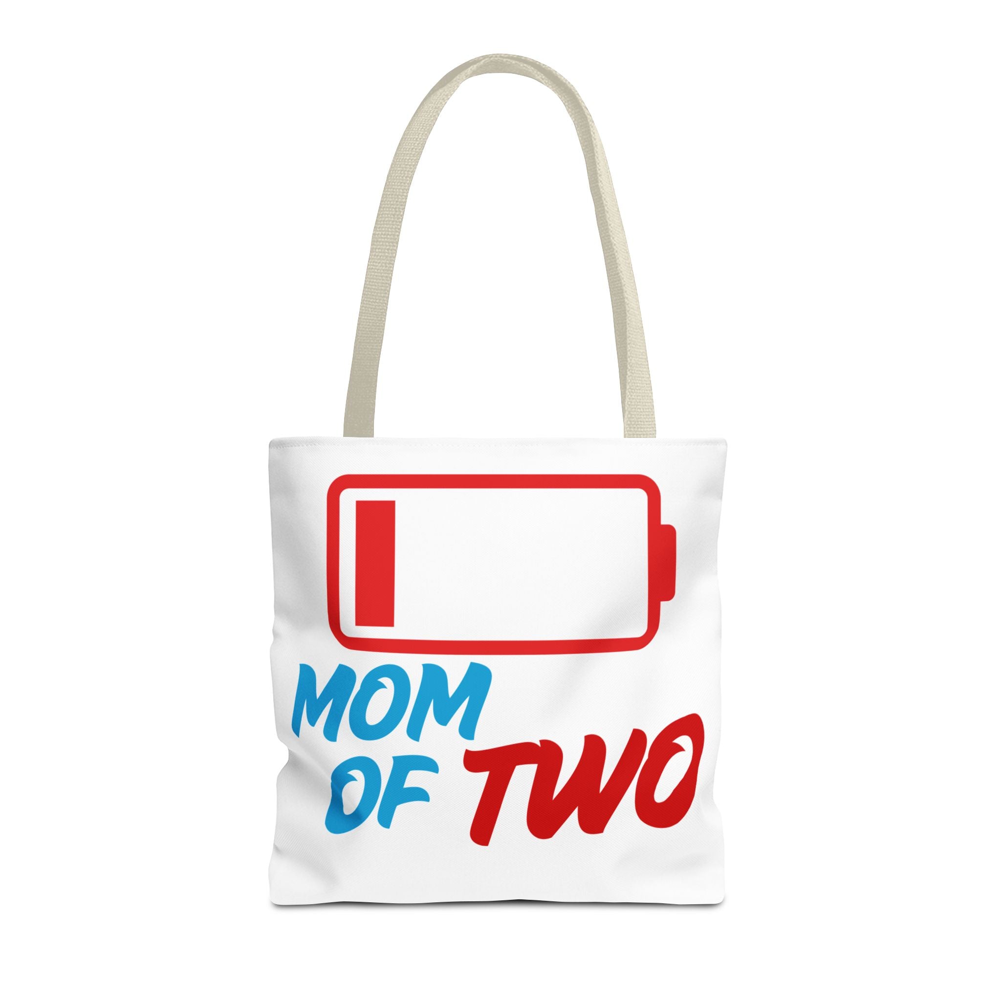 "Mom of Two" Low Battery Tote