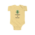 "Charged & Ready" Full Battery Baby Onesie | Funny High Energy Infant Bodysuit