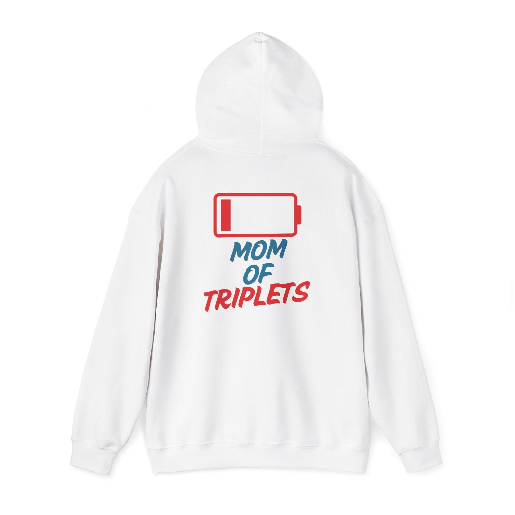 "Low Battery" Mom Hoodie | Mom of Triples