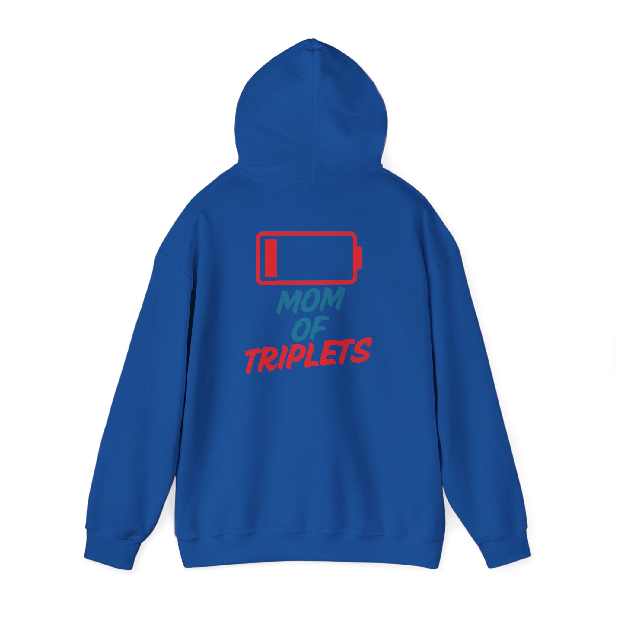 "Low Battery" Mom Hoodie | Mom of Triples