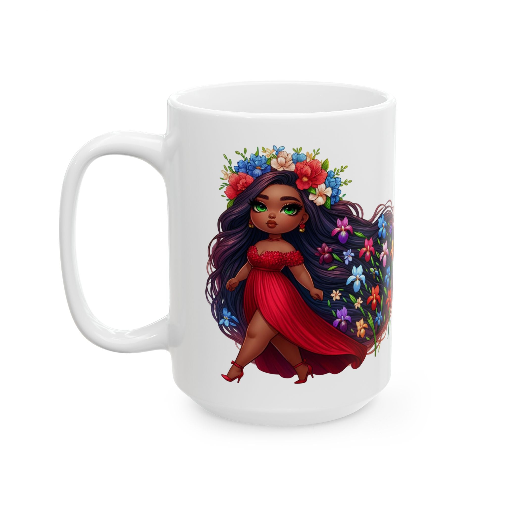 Floral Goddess Collection: The "Halle" Mug