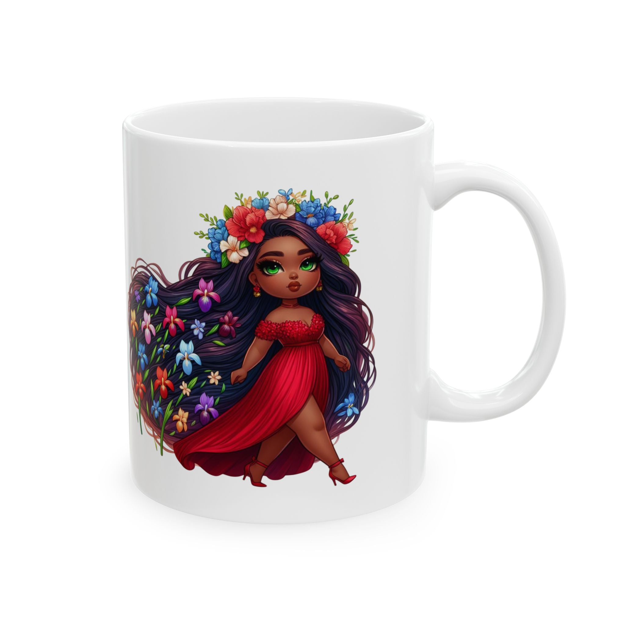 Floral Goddess Collection: The "Halle" Mug