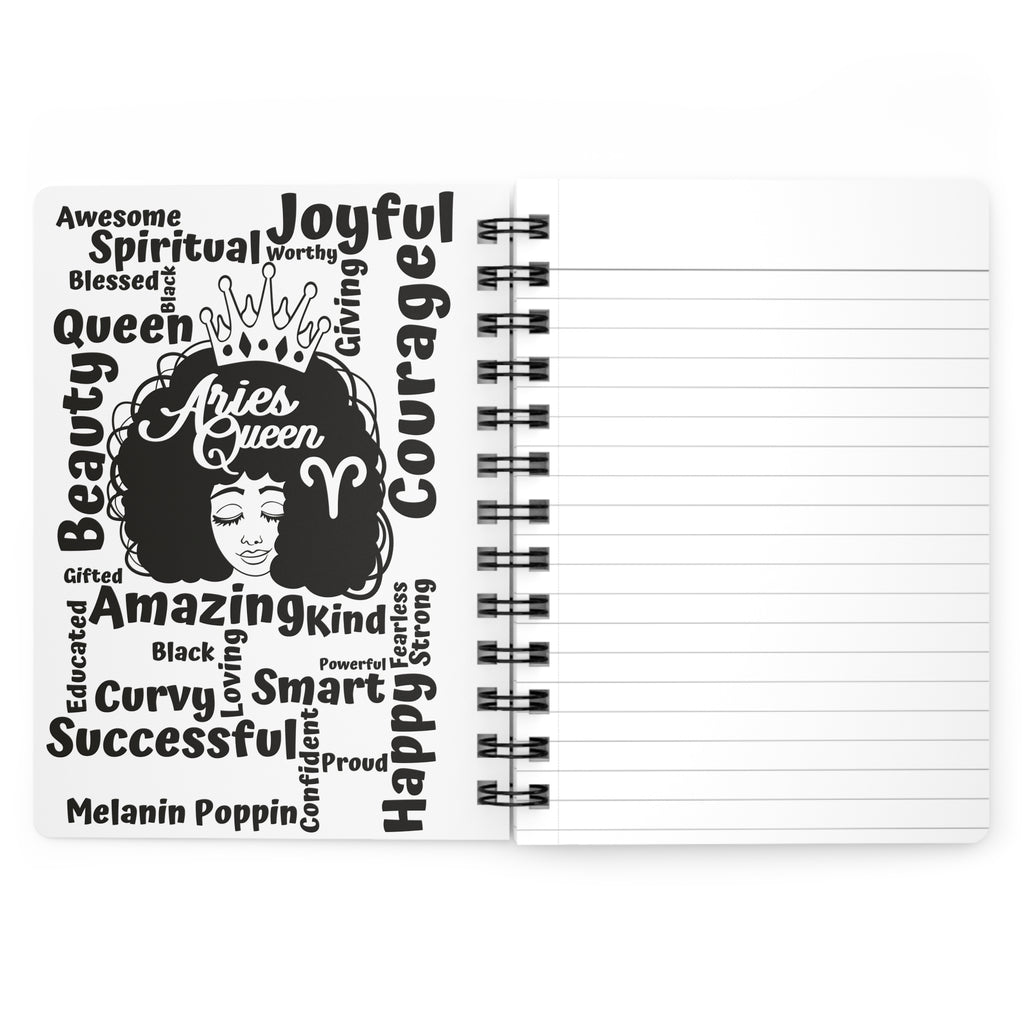 Aries Zodiac Journal | Melanin Princess Edition | Goal Setting & Action Notebook