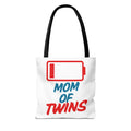 "Mom of Twins" Low Battery Tote