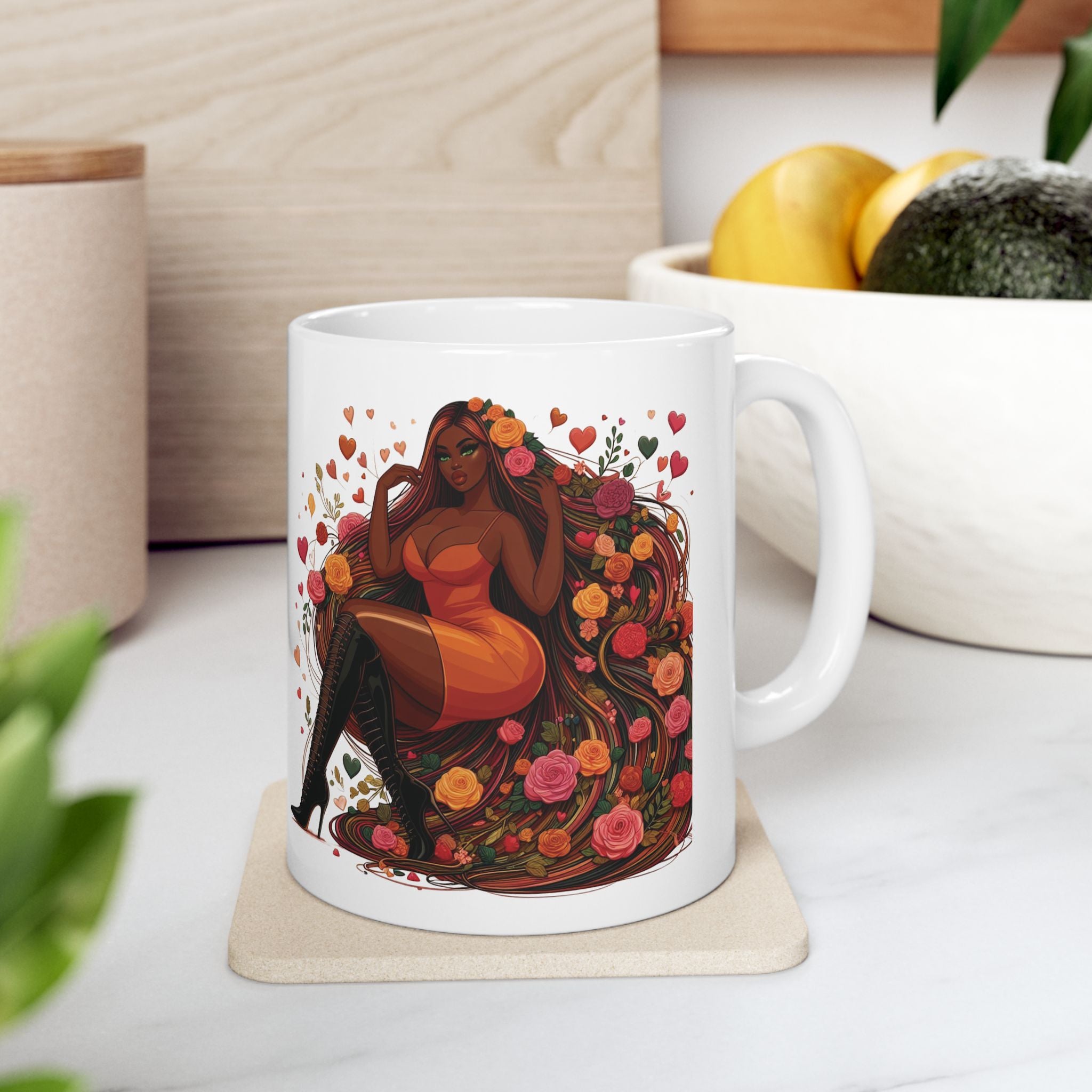 Floral Goddess Collection: The "Kiesha" Mug