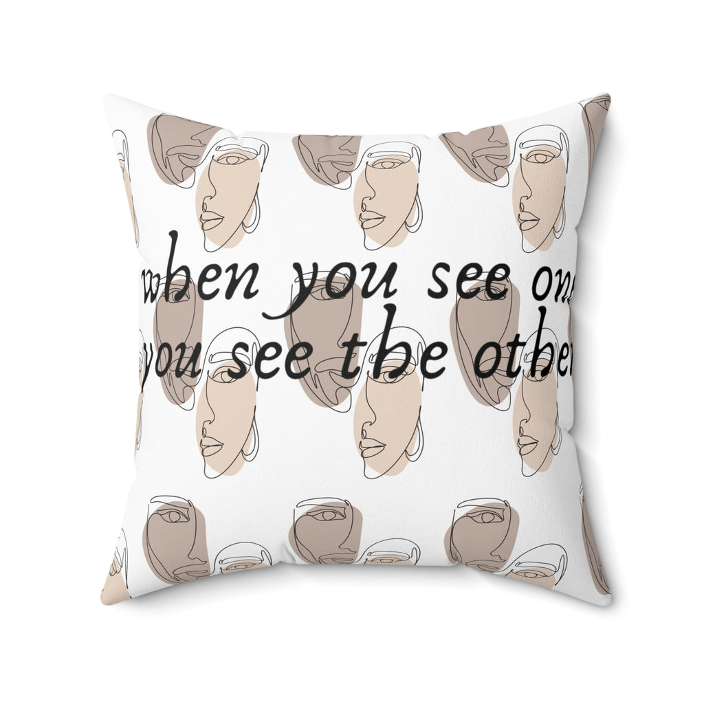 The "Real Love" Statement Pillow - Double Sided Print