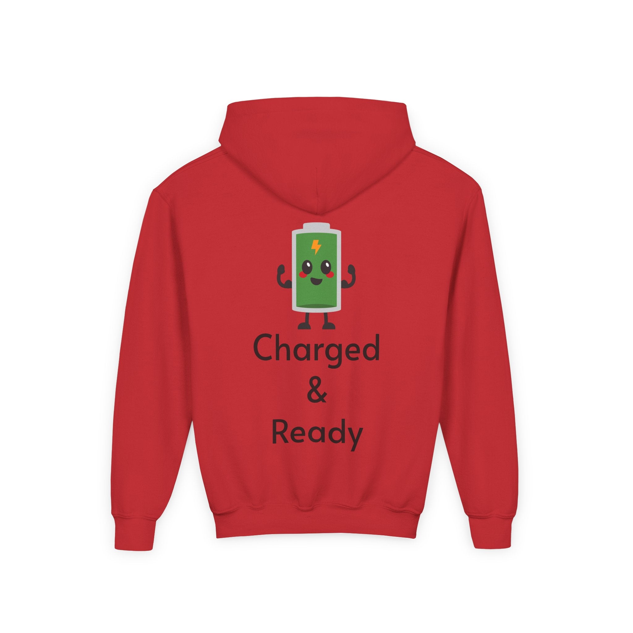 "Charged & Ready" Kids Hoodie