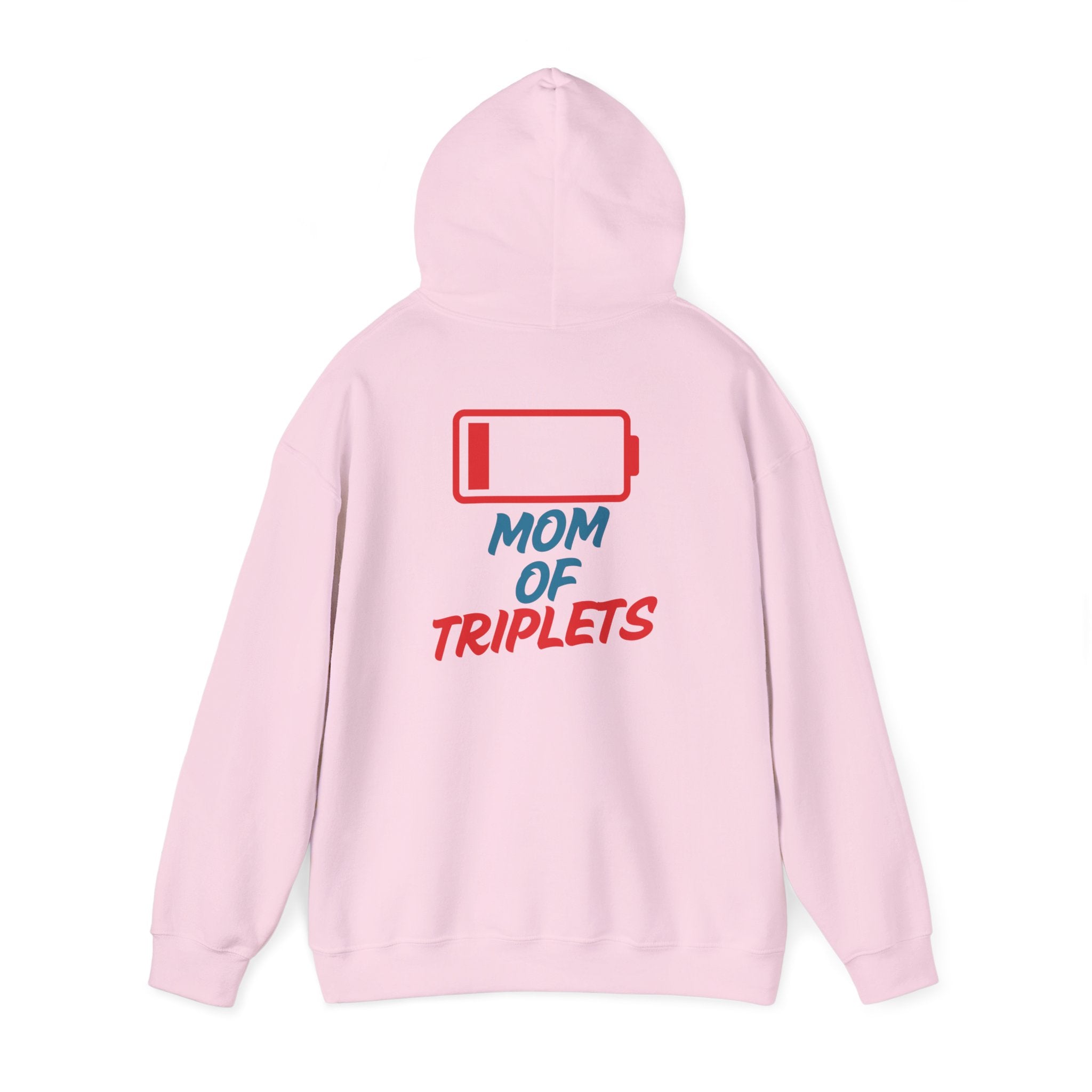 "Low Battery" Mom Hoodie | Mom of Triples