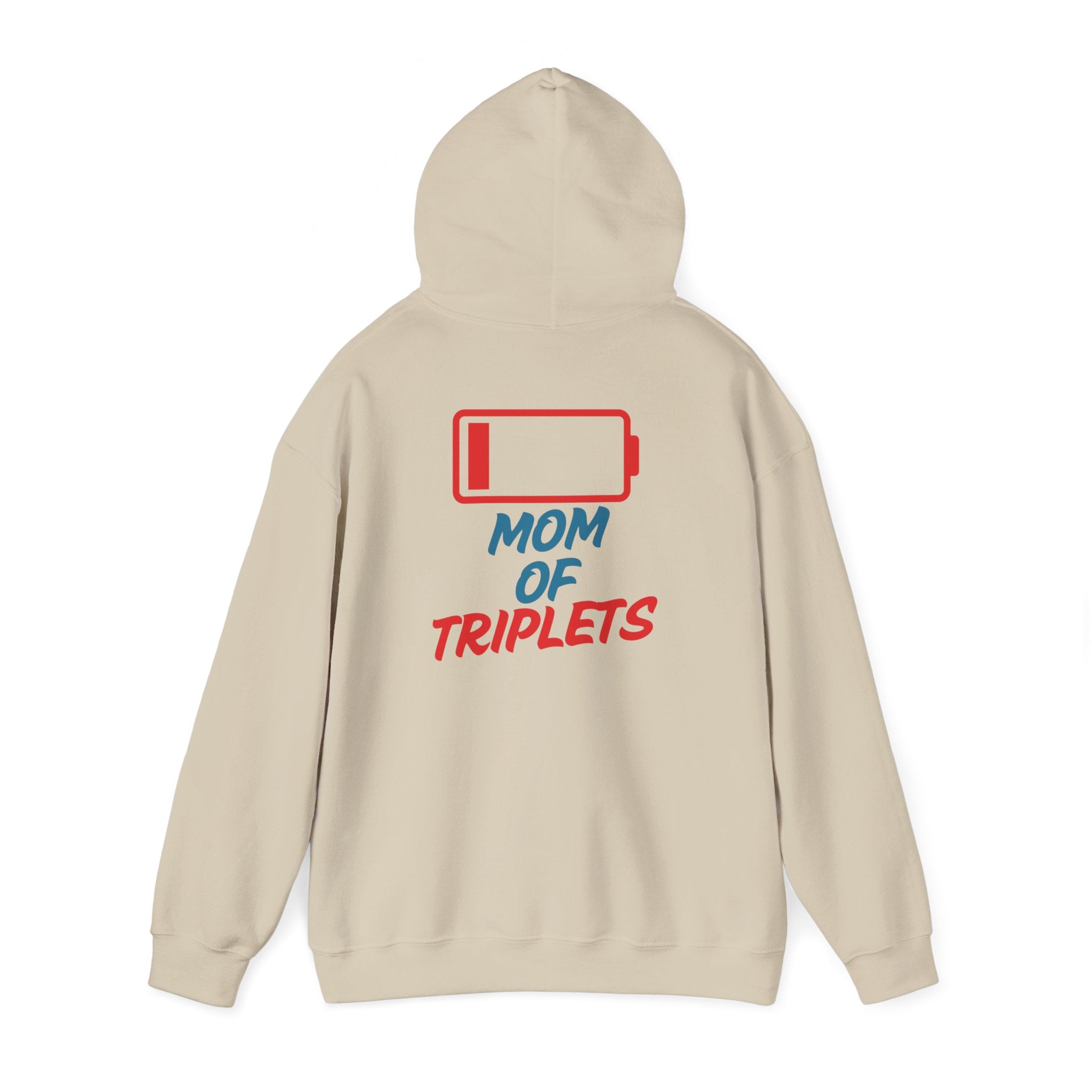 "Low Battery" Mom Hoodie | Mom of Triples