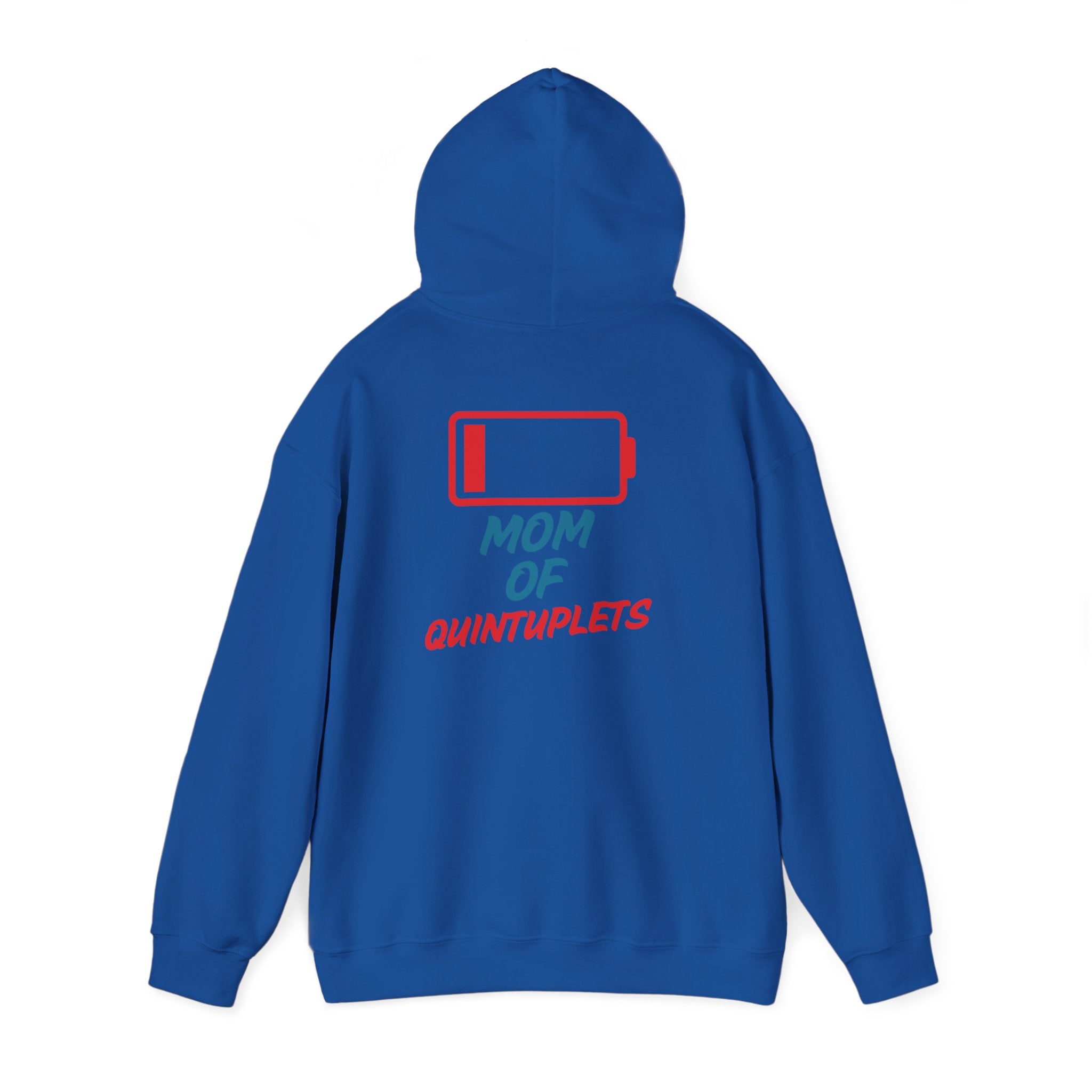 "Low Battery" Mom Hoodie | Mom of Quintuplets
