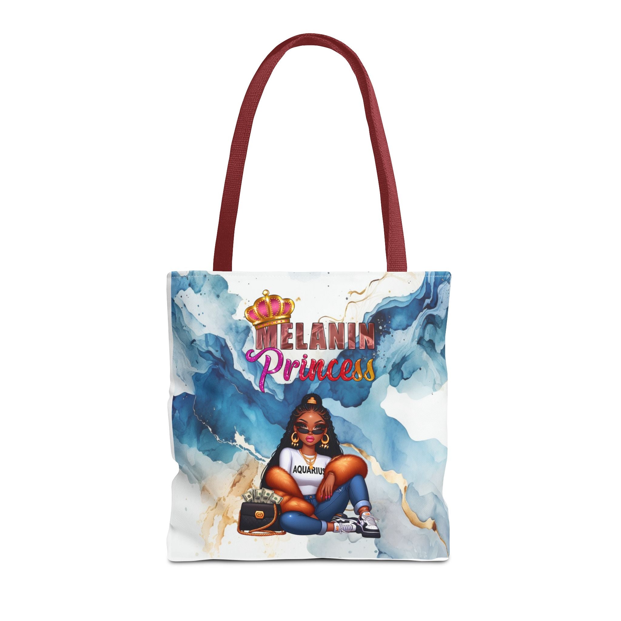 Melanin Princess Tote — Aquarius Edition