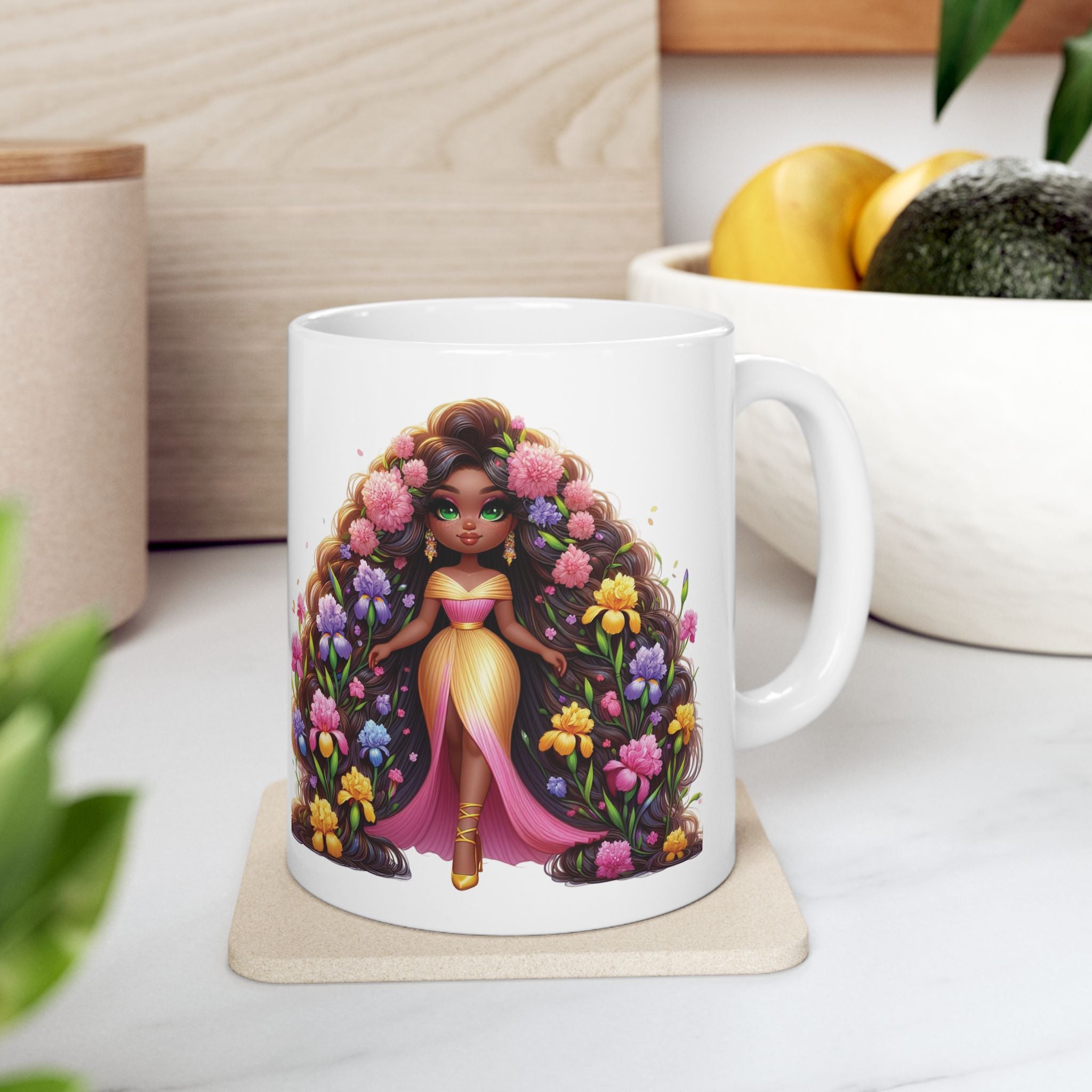 Floral Goddess Collection: The "Victoria" Mug