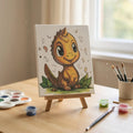 Baby Dinosaur DIY Paint Kit | Prehistoric Canvas Art for Kids