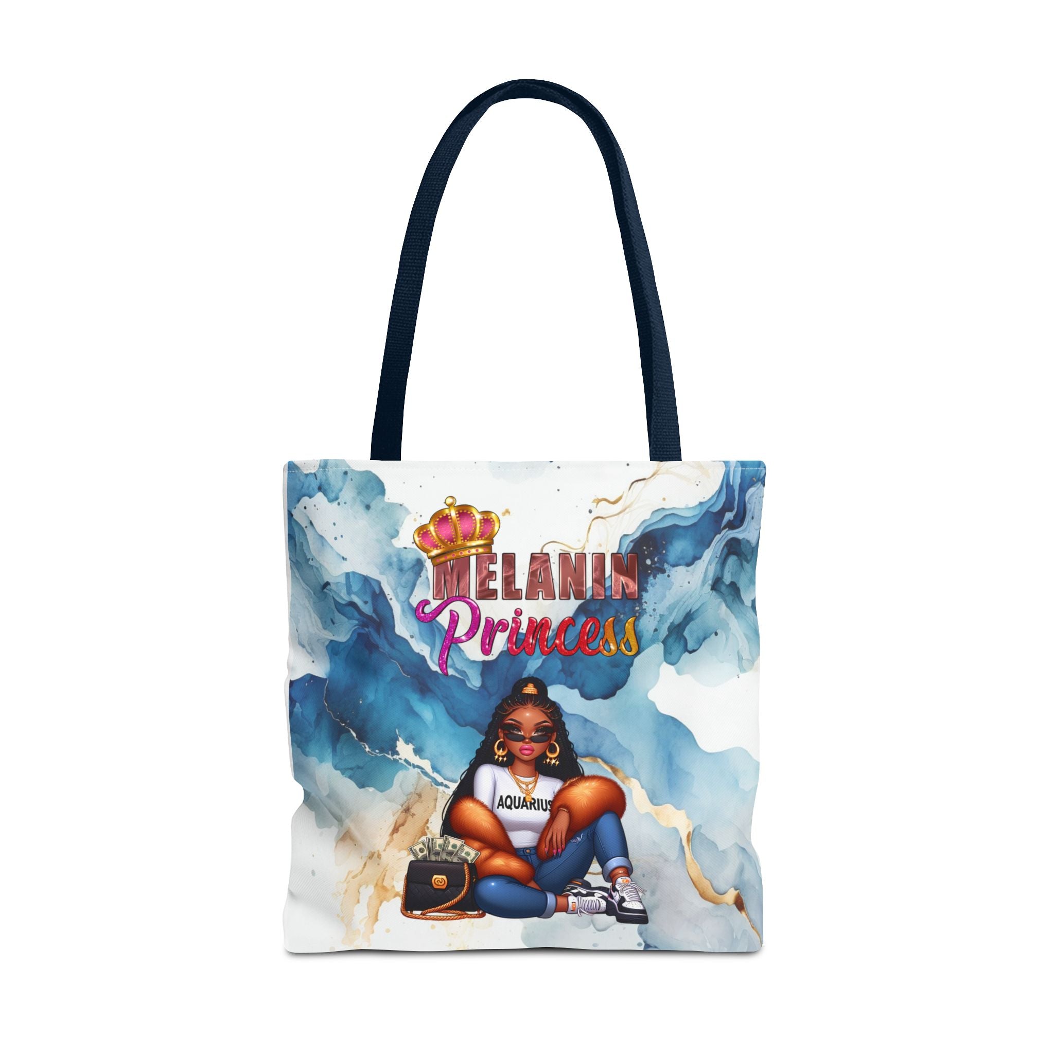 Melanin Princess Tote — Aquarius Edition