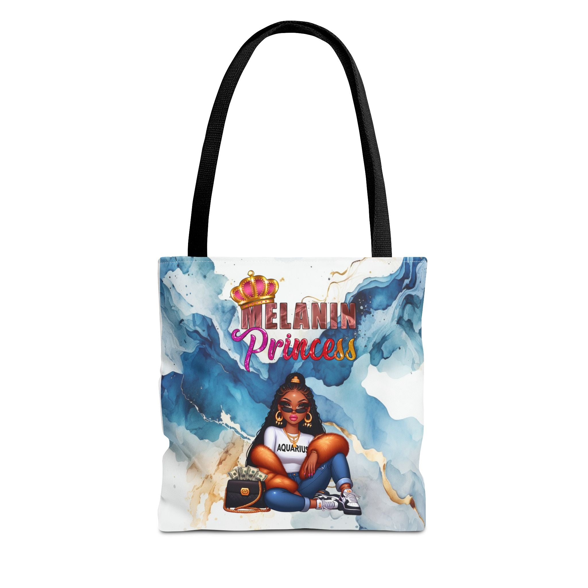 Melanin Princess Tote — Aquarius Edition