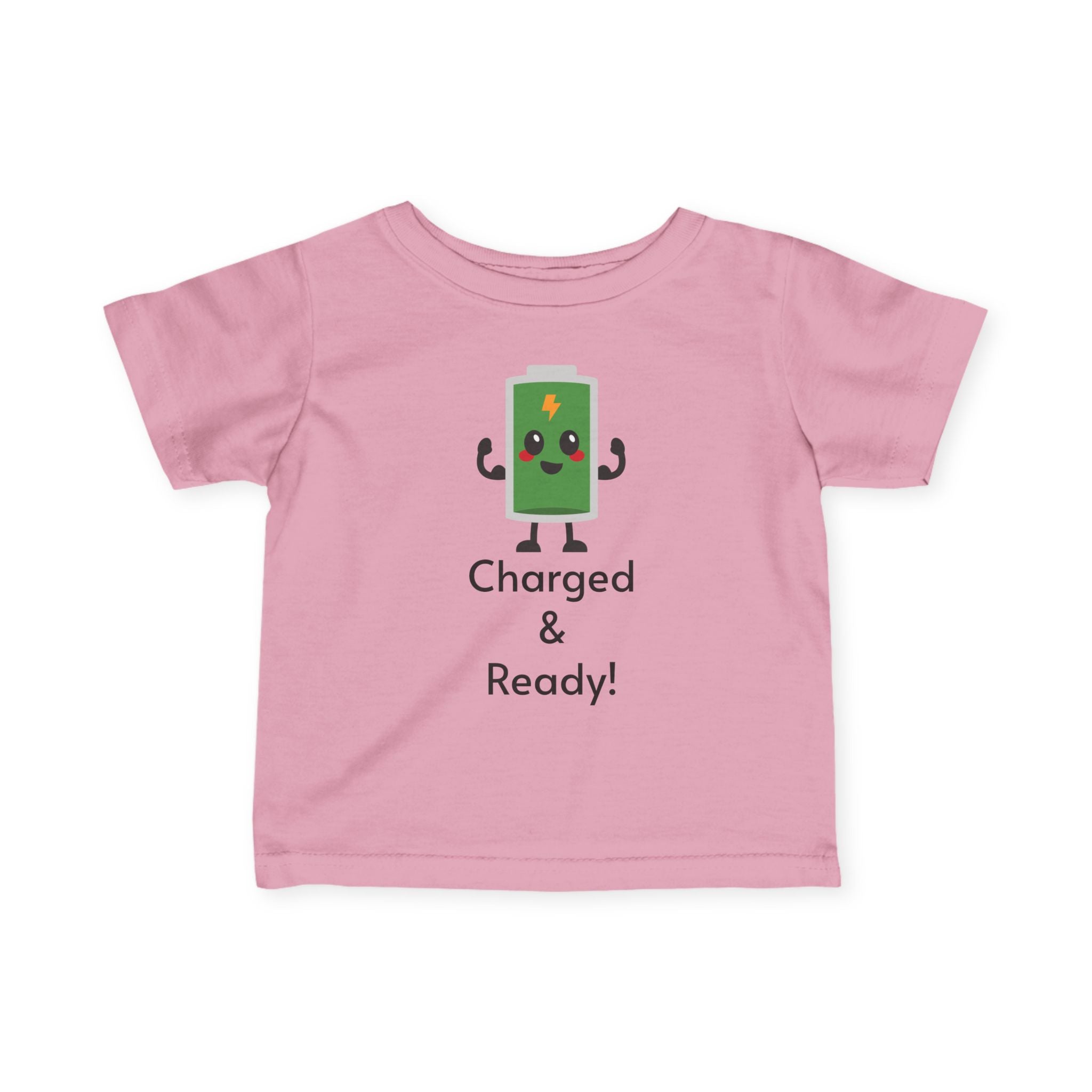 Cute Battery Power Baby Shirt | New Dad & Mom Gift Idea