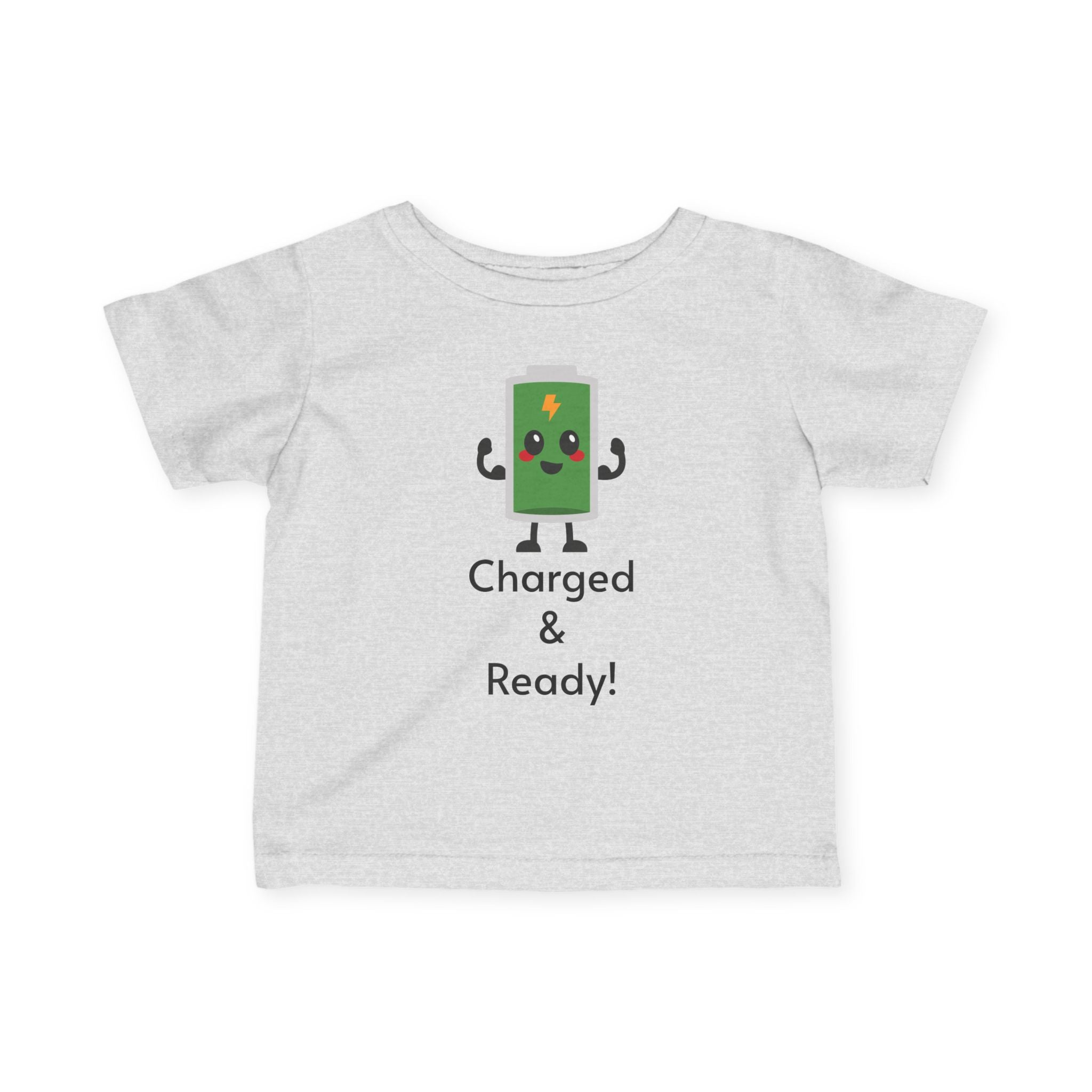 Cute Battery Power Baby Shirt | New Dad & Mom Gift Idea