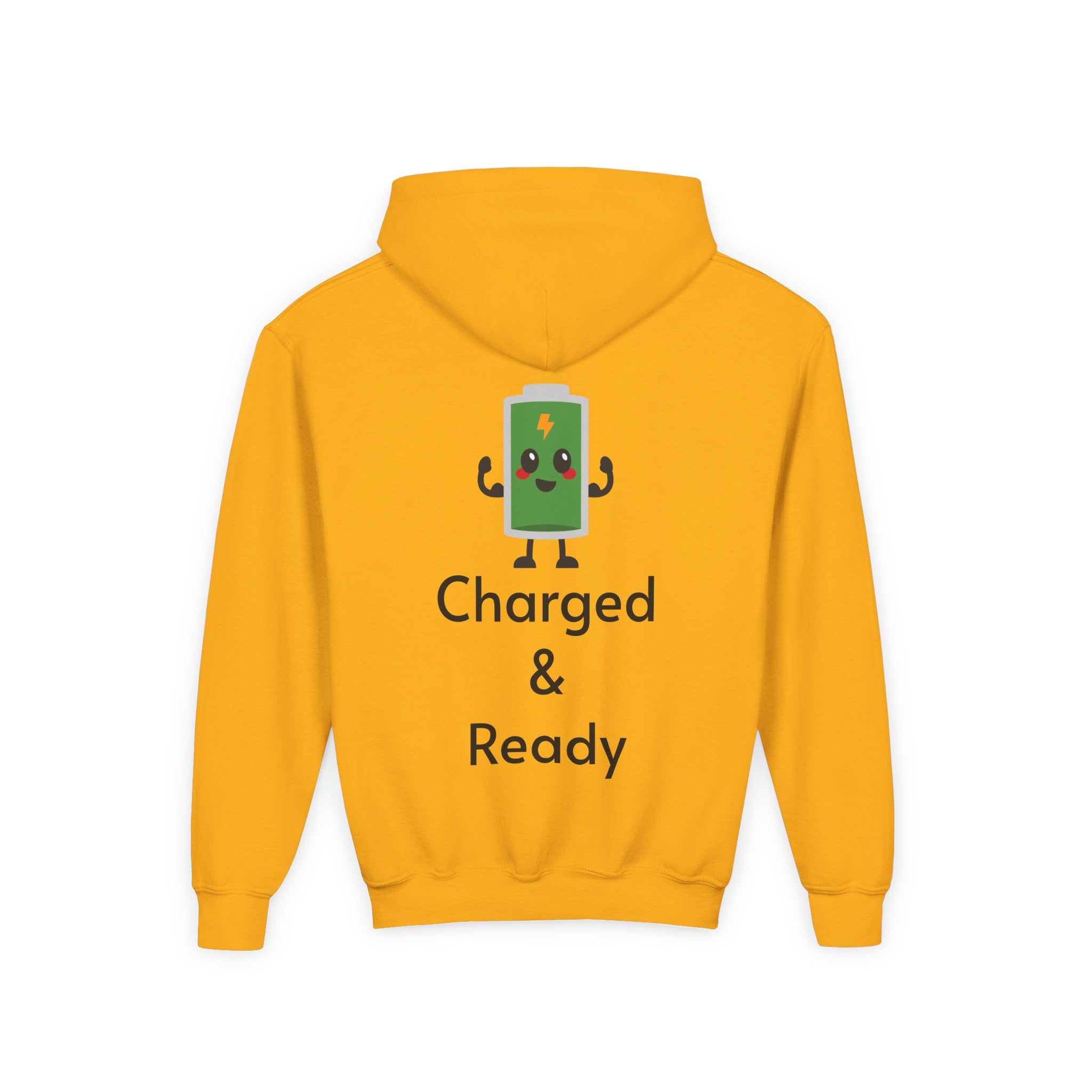 Charged & Drained Mommy and Me Hoodies