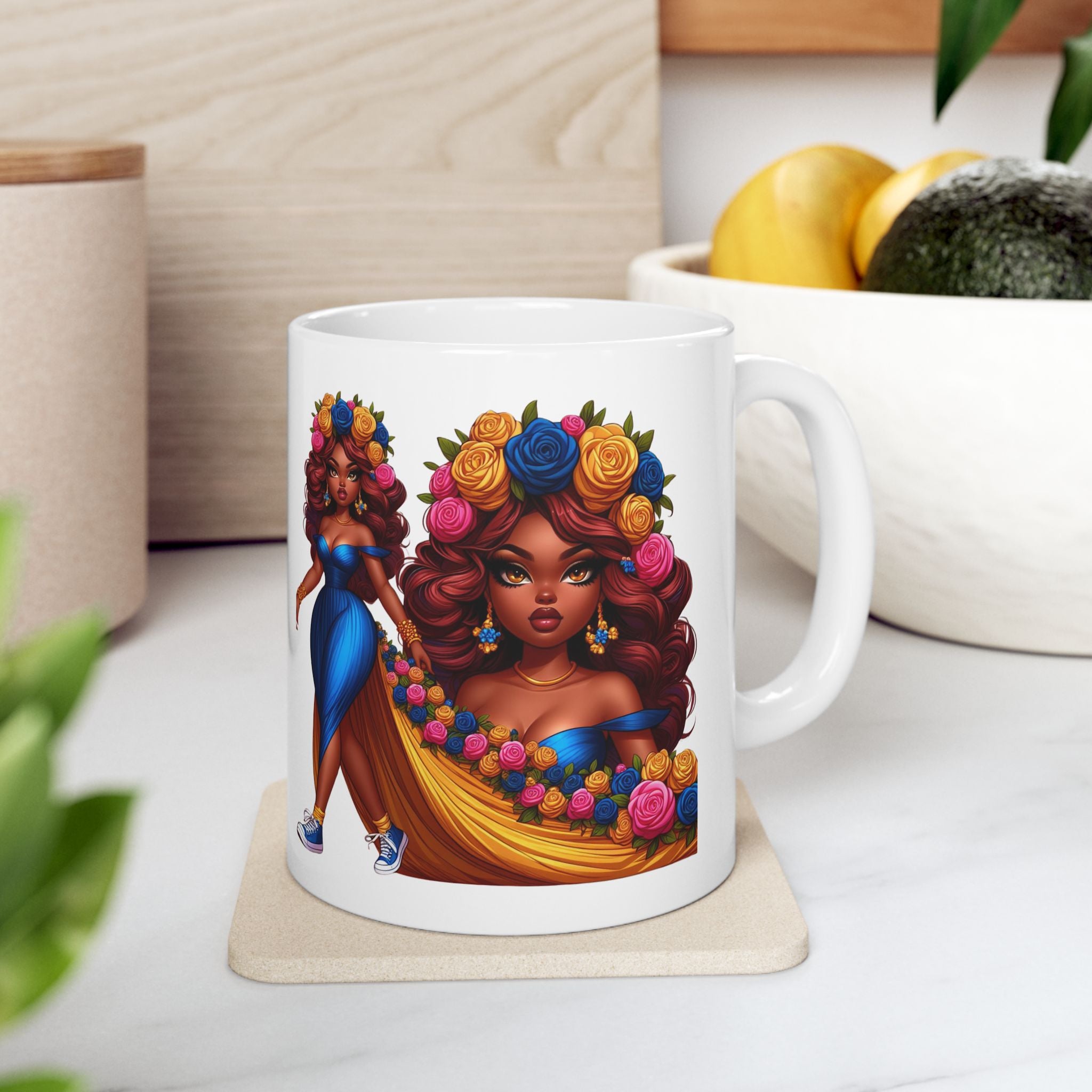 Floral Goddess Collection: The "Chloe" Mug