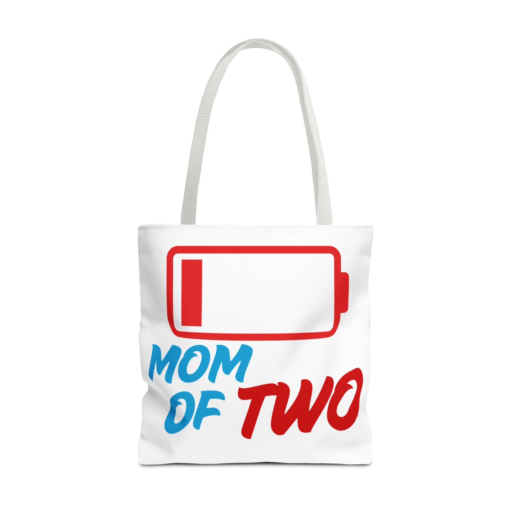 "Mom of Two" Low Battery Tote