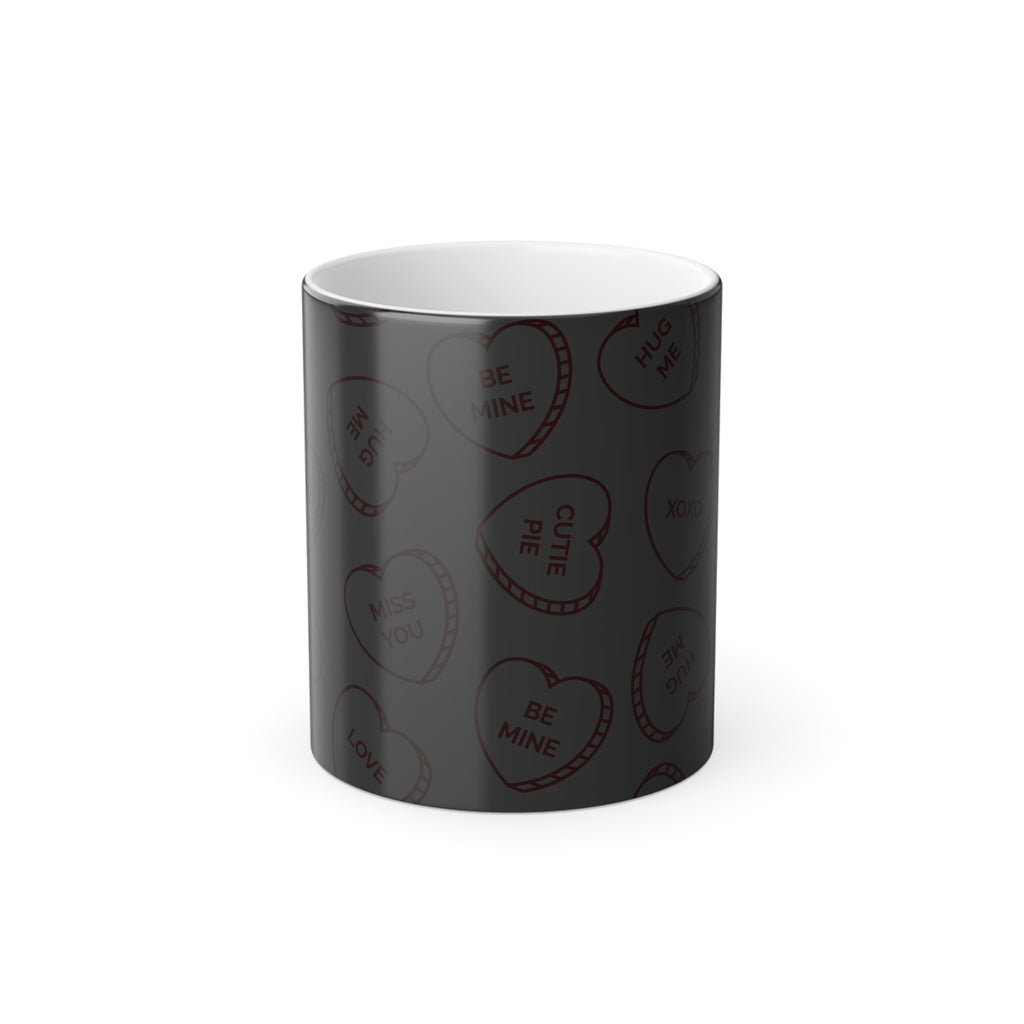 "Hidden Love" Color Changing Mug - Conversation Hearts