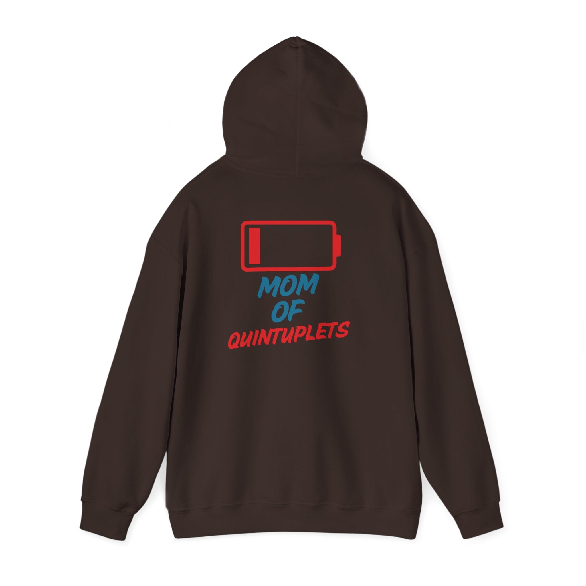 "Low Battery" Mom Hoodie | Mom of Quintuplets