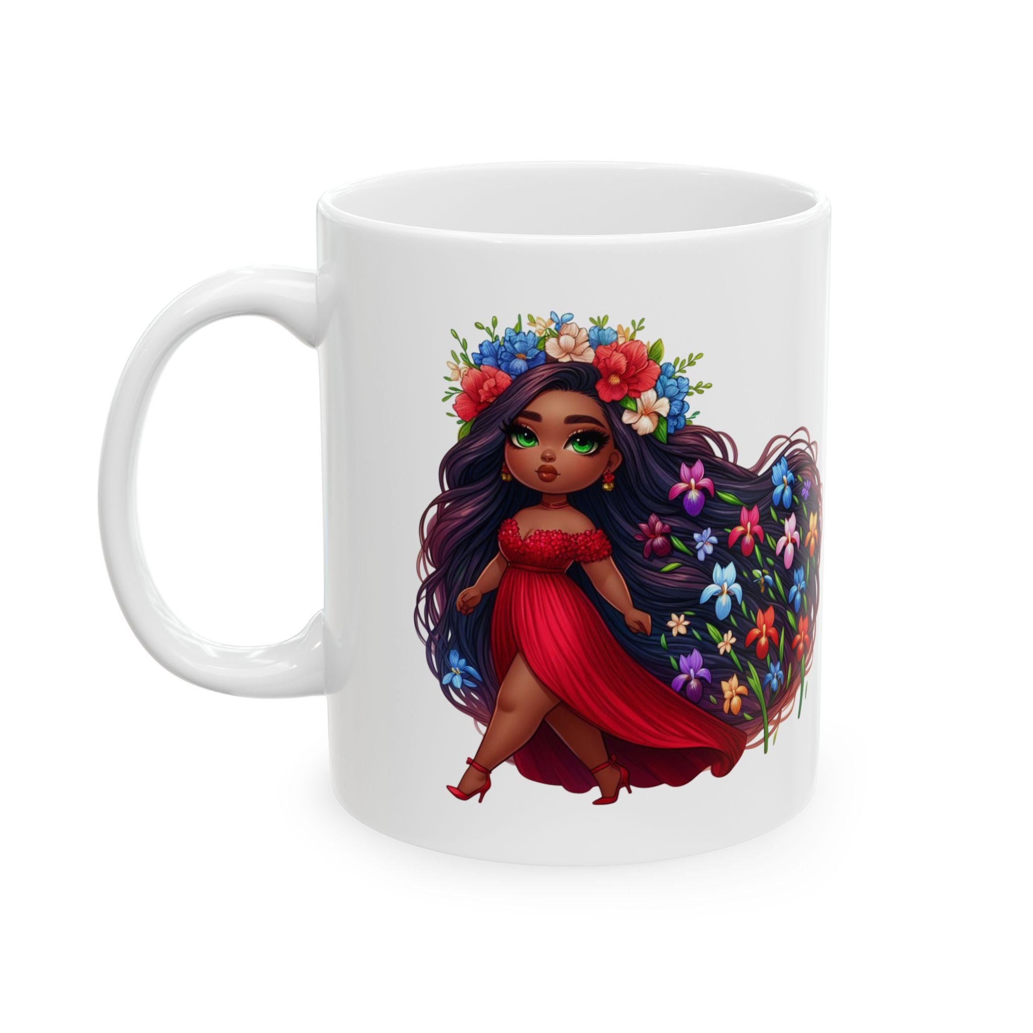 Floral Goddess Collection: The "Halle" Mug