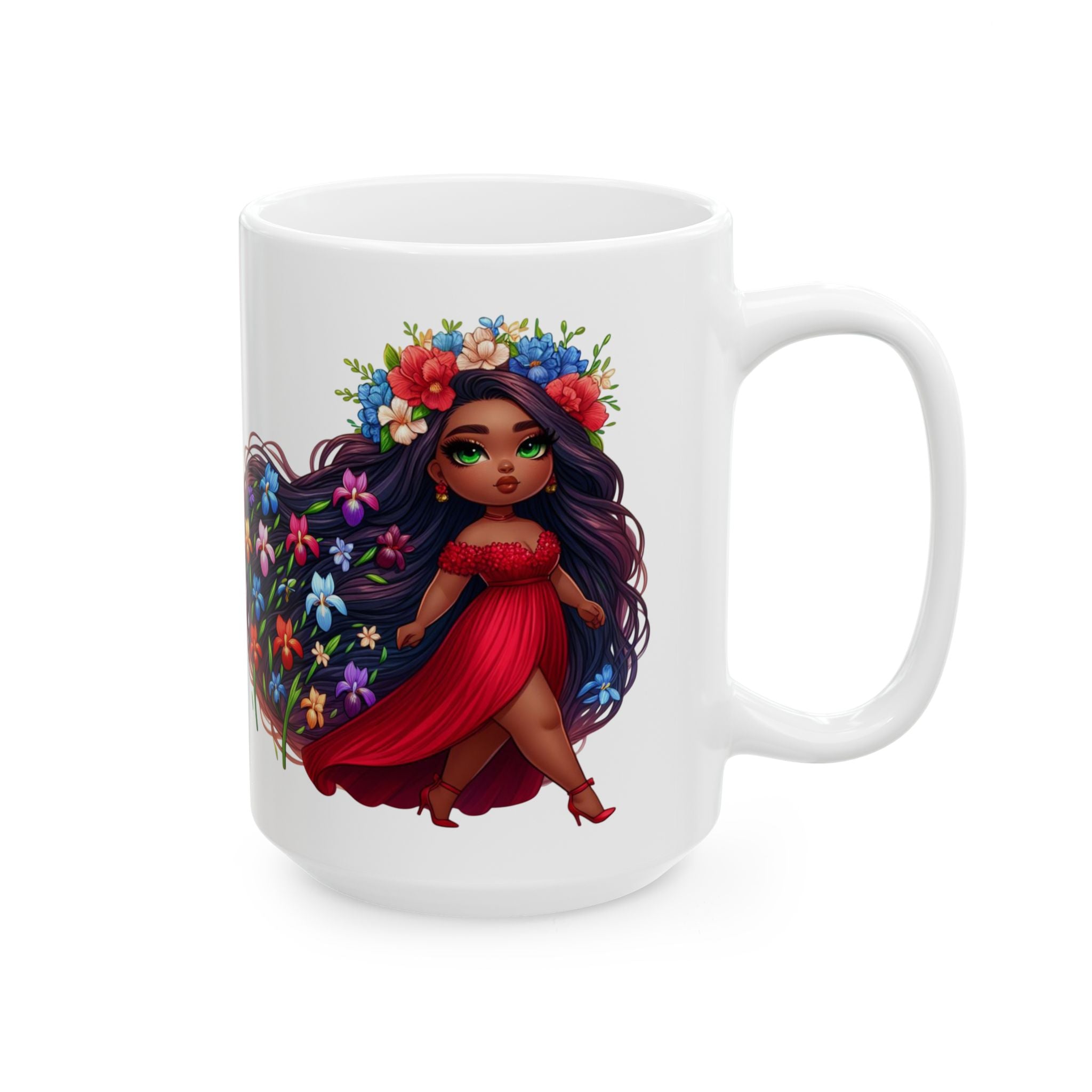 Floral Goddess Collection: The "Halle" Mug