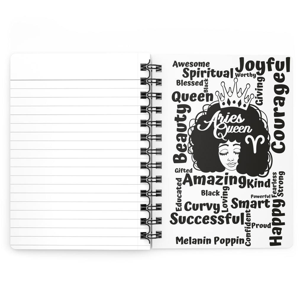 Aries Zodiac Journal | Melanin Princess Edition | Goal Setting & Action Notebook